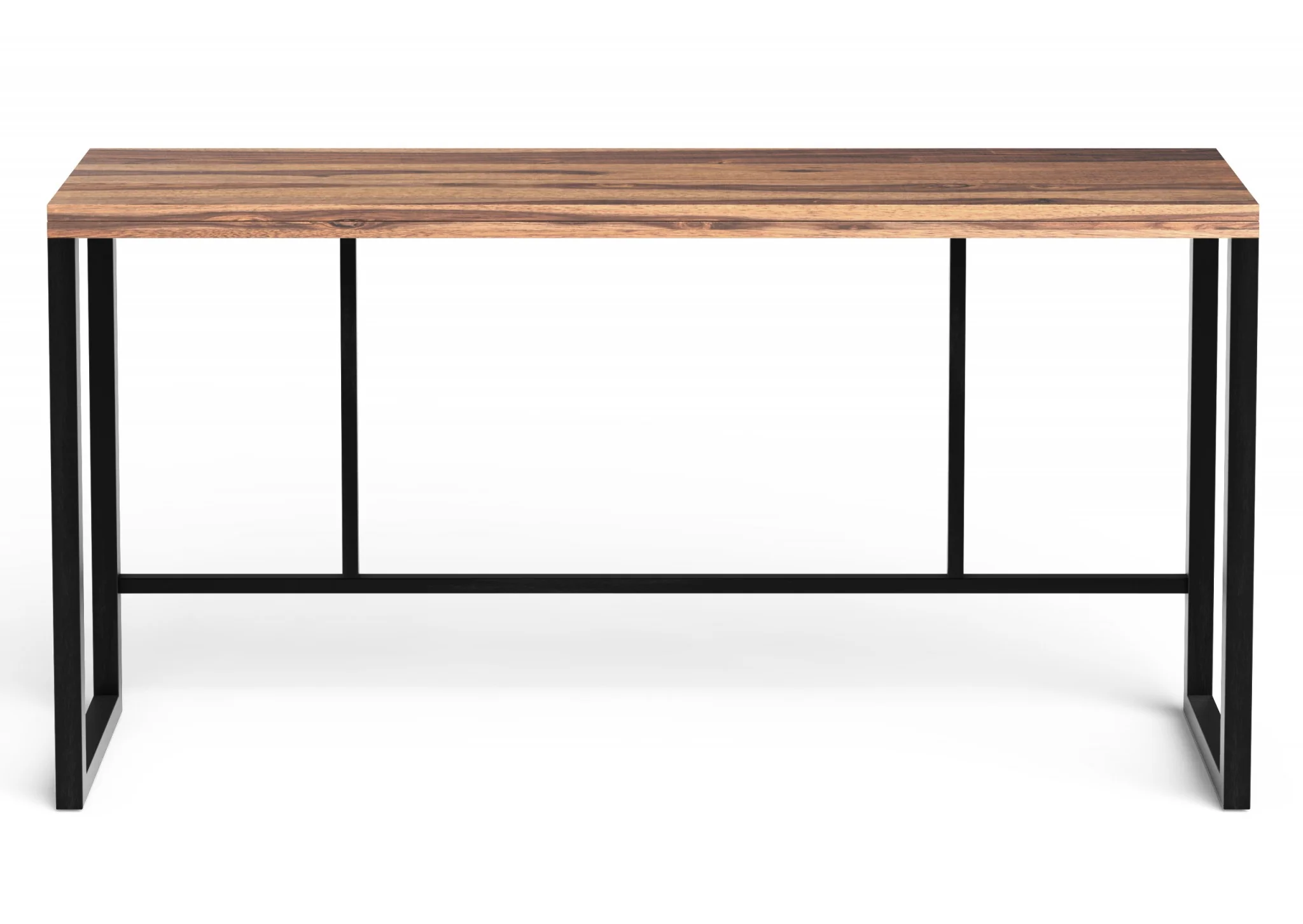 Squared Off Natural Wood Bar or Pub Table By Homeroots