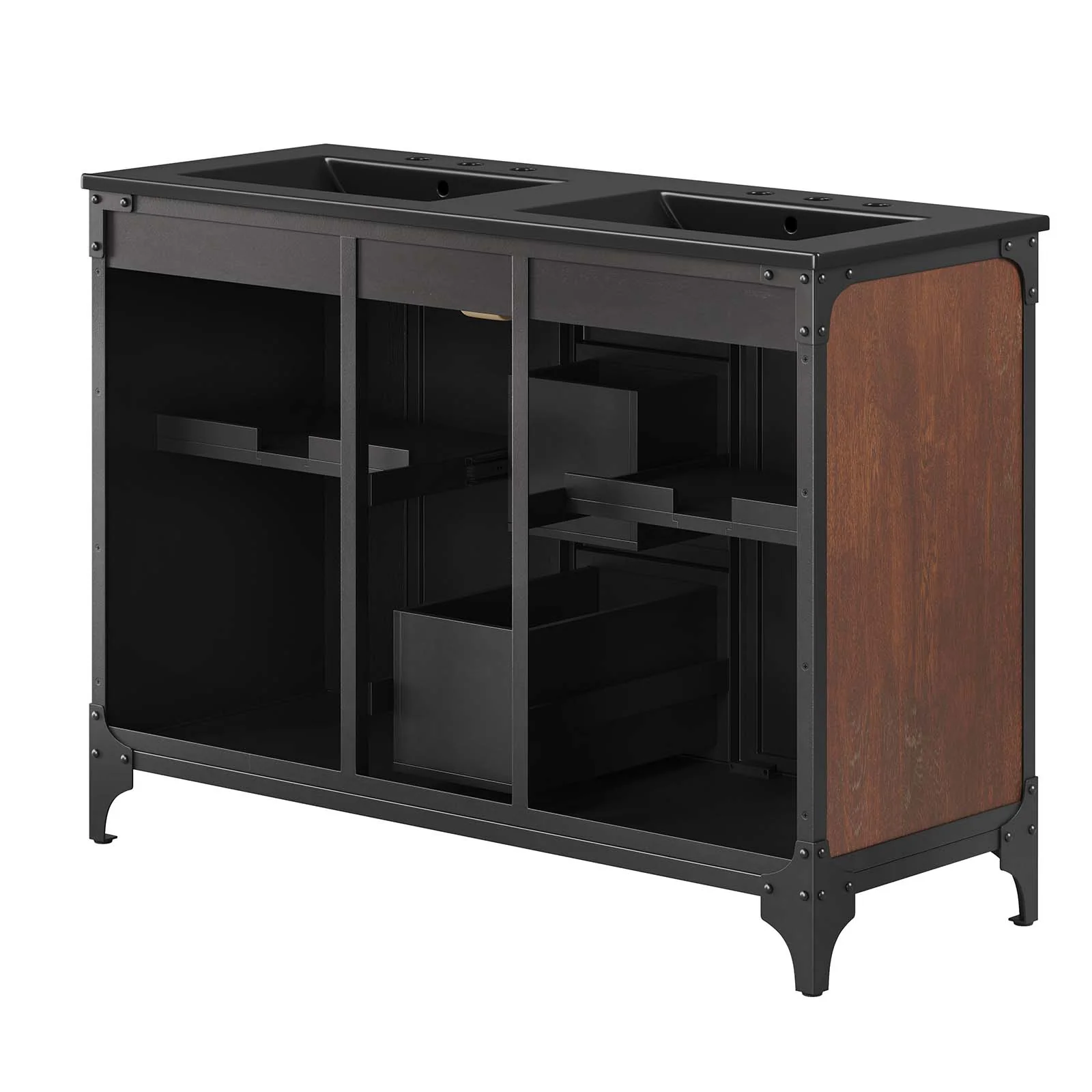 Steamforge 48" Double Sink Bathroom Vanity By Modway - EEI-6422 - Image 8
