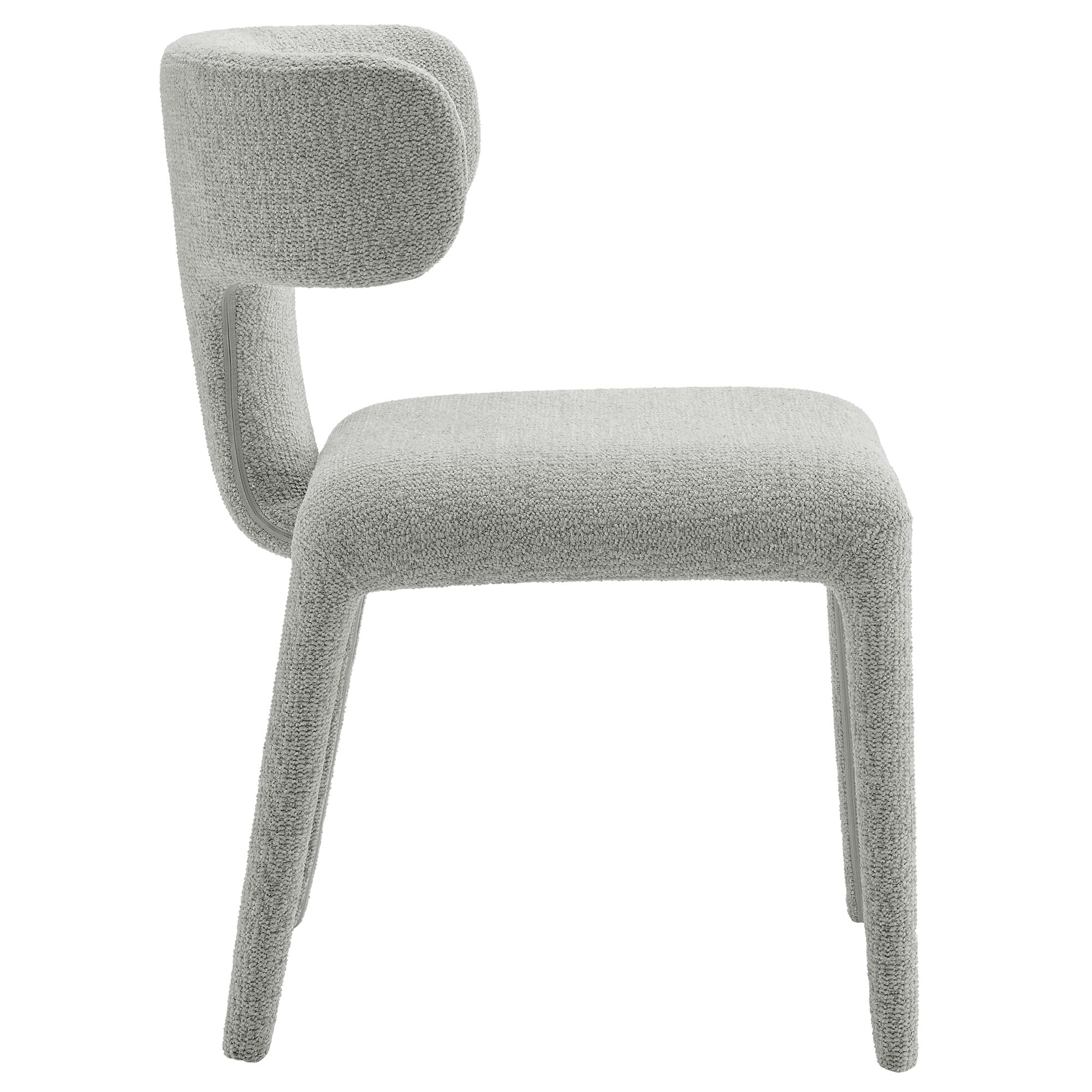 Stellan Curved Back Boucle Upholstered Dining Chair Set of 2 by Modway - Image 14