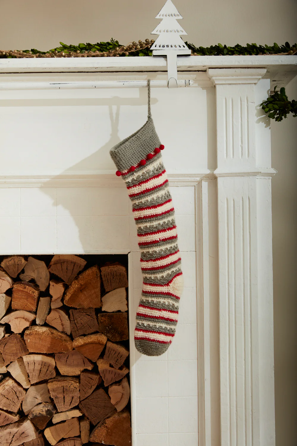 Stitch Stocking Set of 2 By Accent Decor