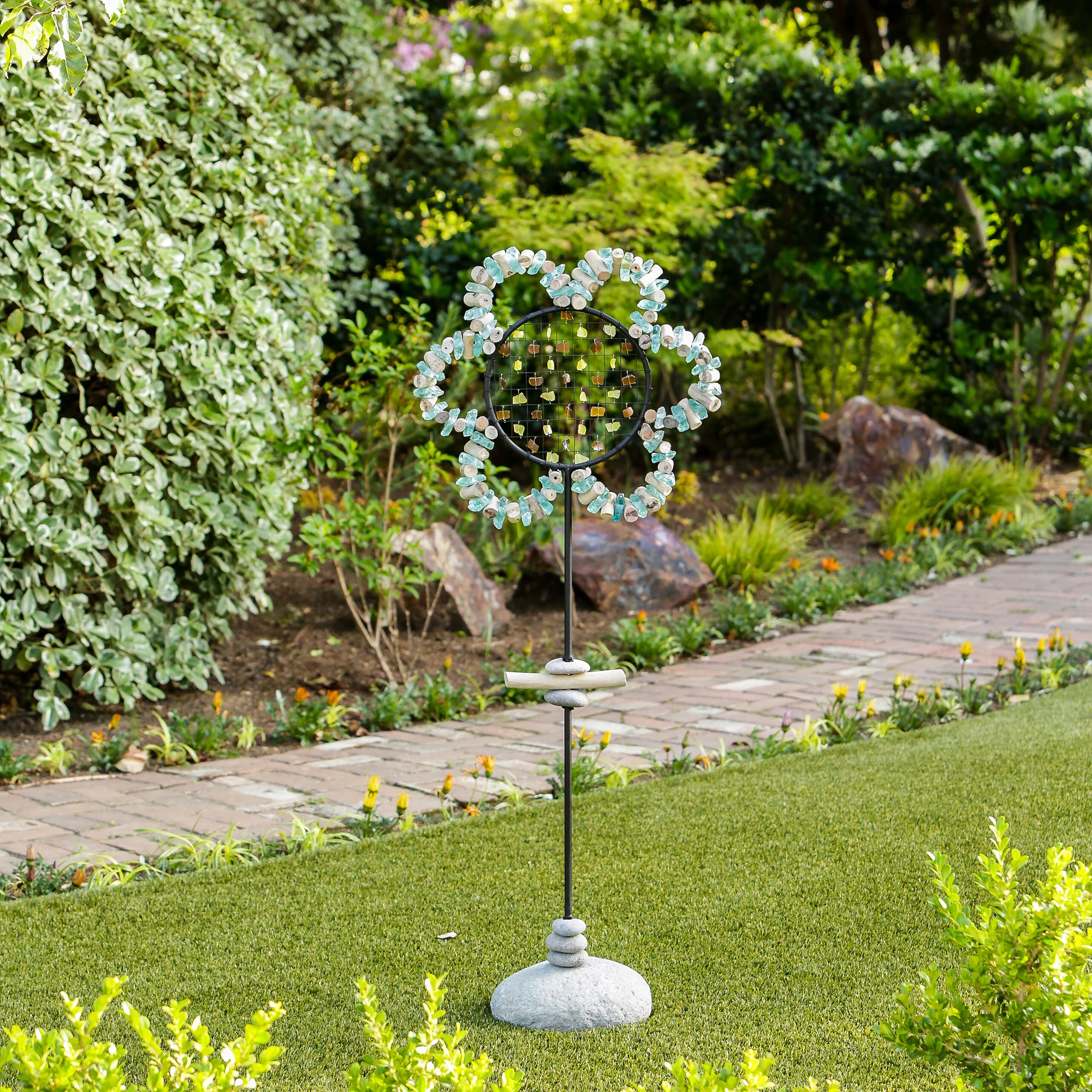 Sunflower Garden Stand 50"H Set of 2 By Garden Age Supply - Image 2