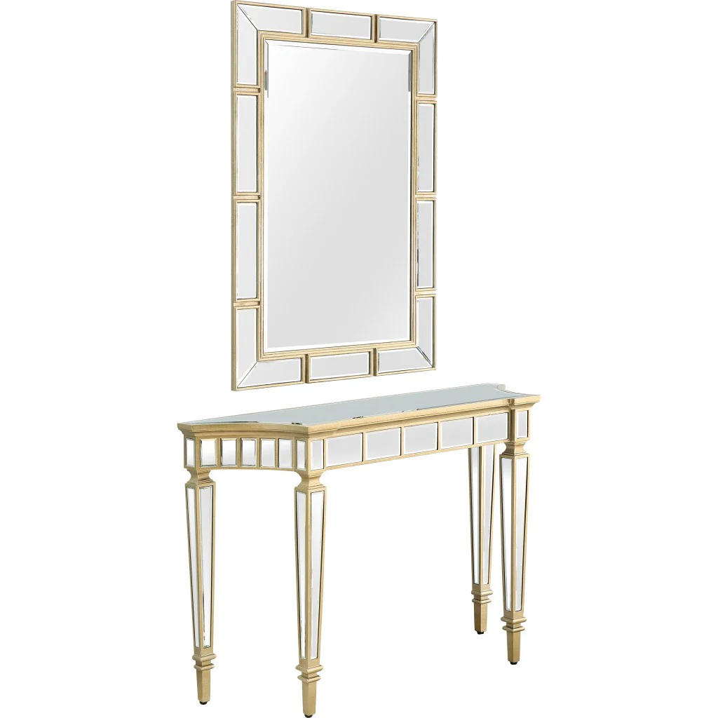 Svelte Mirror and Console Table By Homeroots