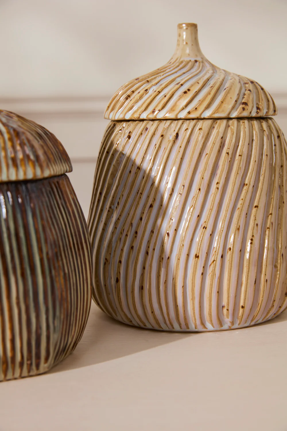 Sweet Birch Canister Set of 2 By Accent Decor