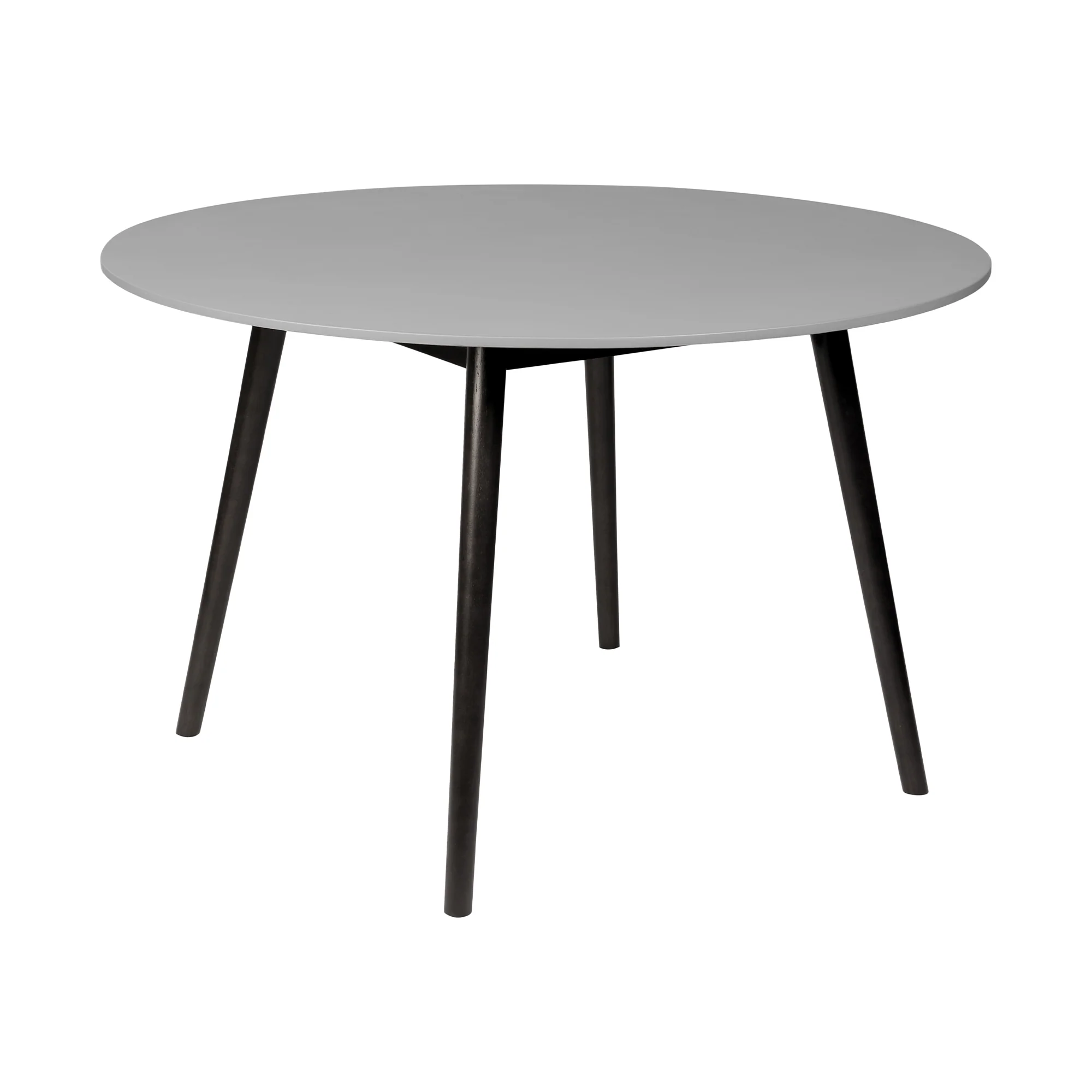 Sydney and Shasta 5 Piece Patio Outdoor Dining Set in Grey Rope with Black Eucalyptus Wood By Armen Living - Image 5