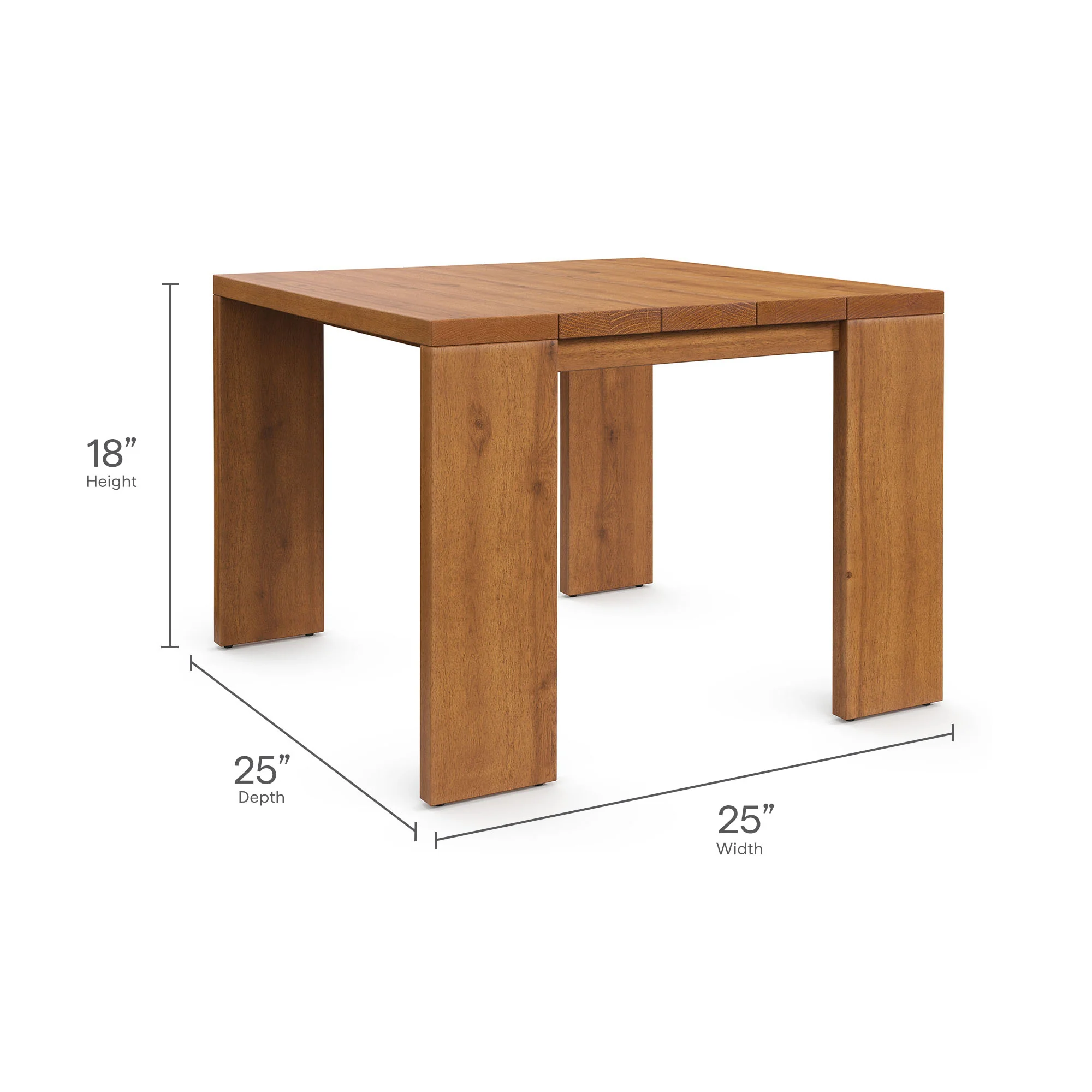 Tahoe 3-Piece Outdoor Patio Acacia Wood Furniture Set by Modway - Image 7