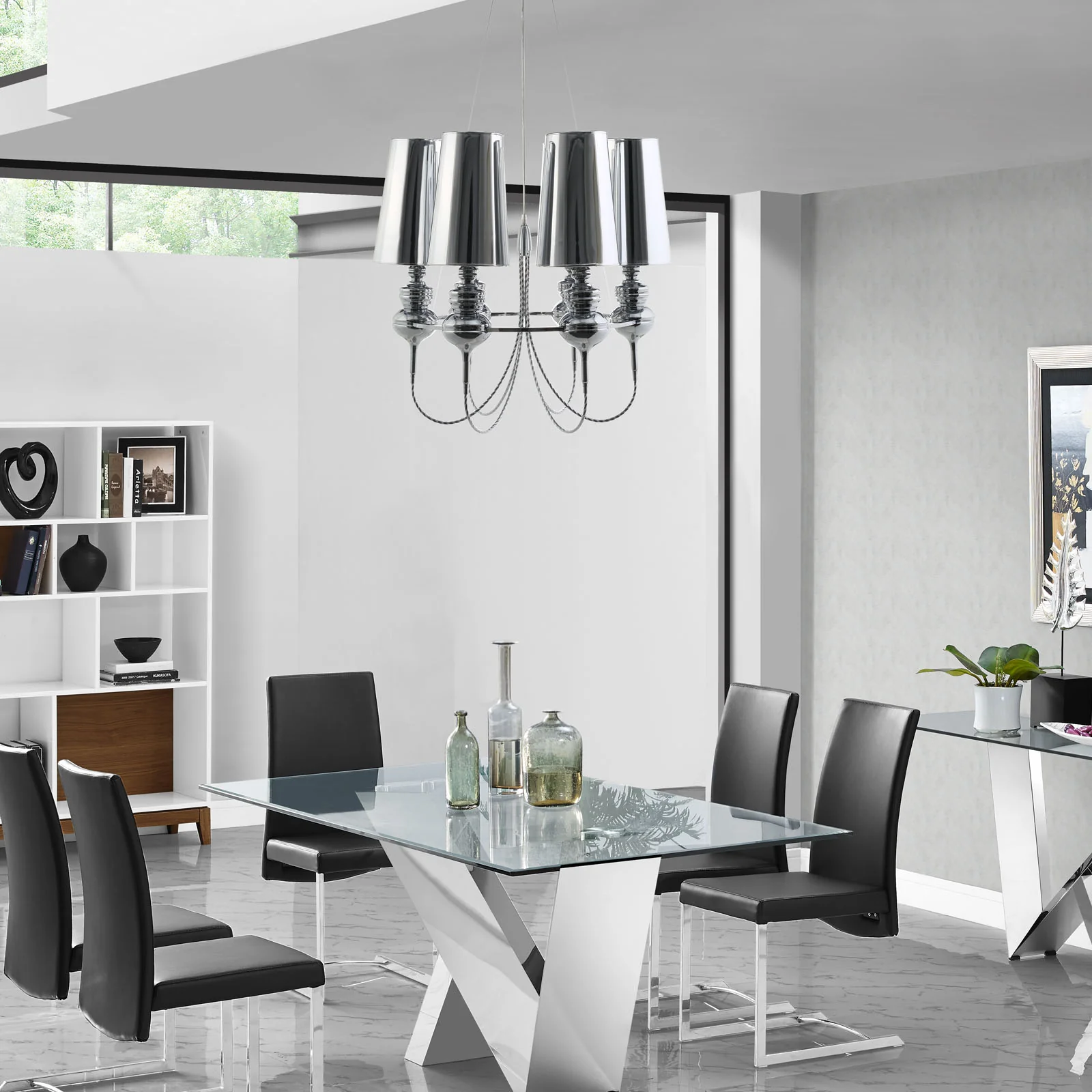 Tapestry Stainless Steel Chandelier By Modway - EEI-1555