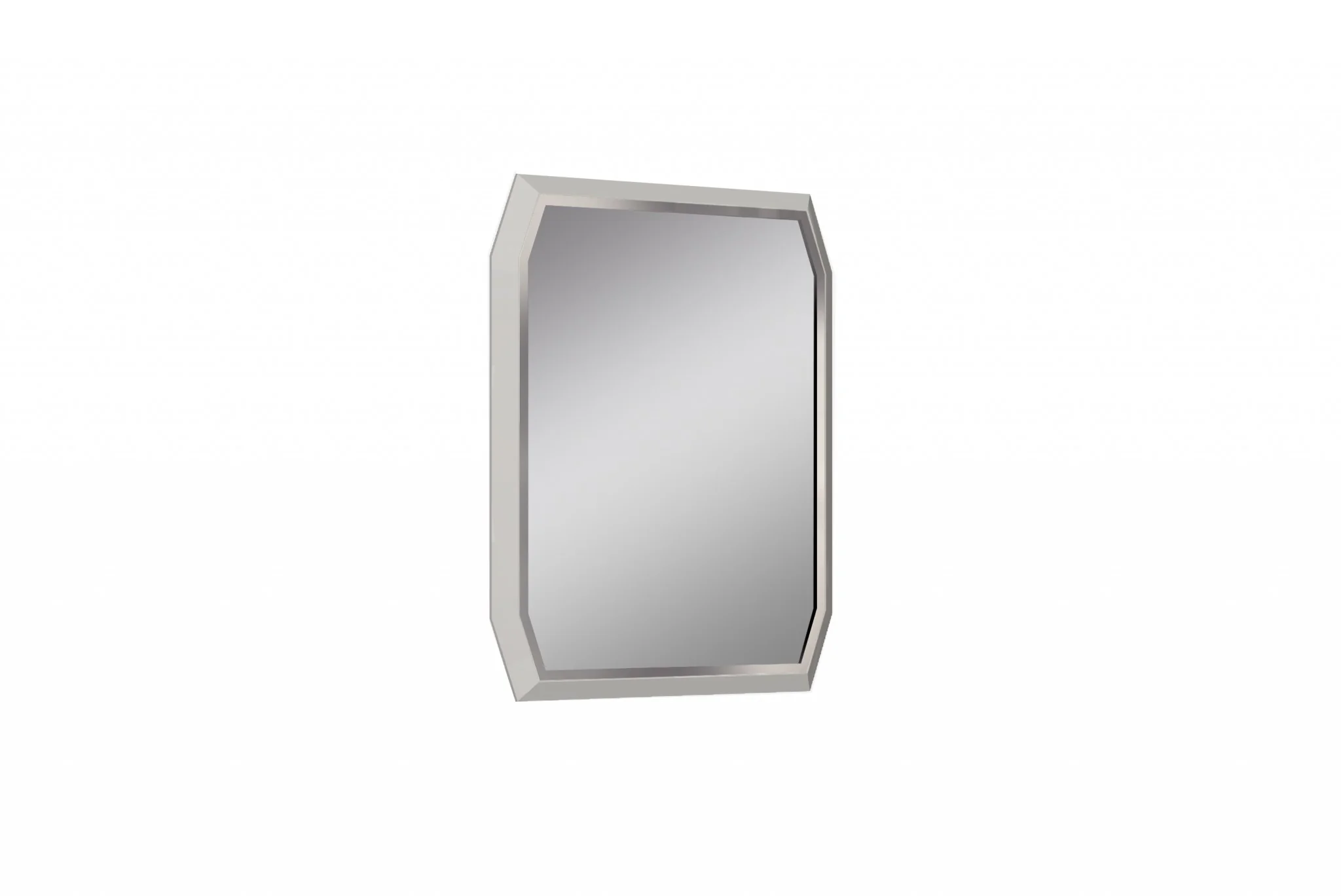 Taupe Glass Mirror By Homeroots