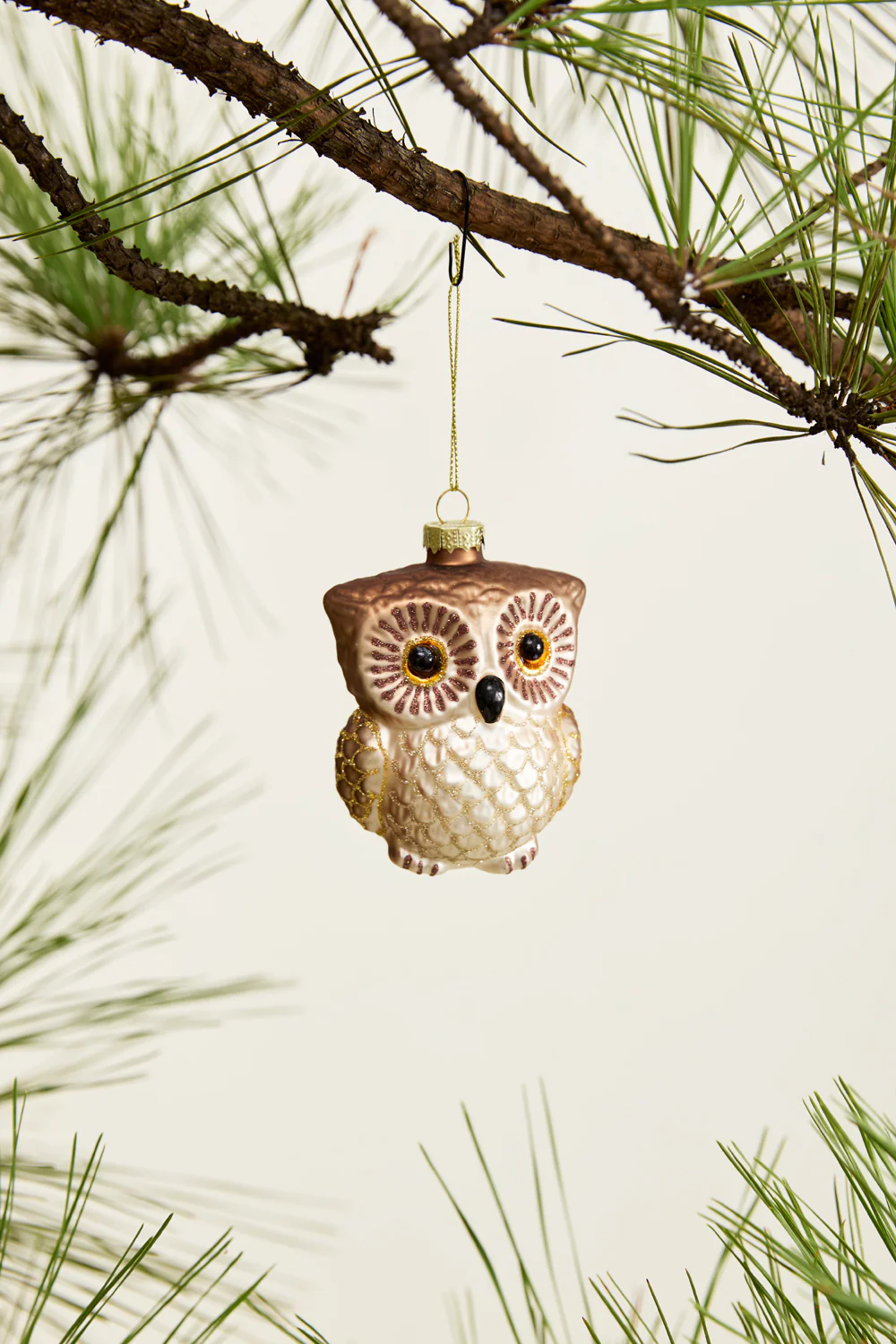 Tawny Owl Ornament Set of 4 By Accent Decor - Image 3