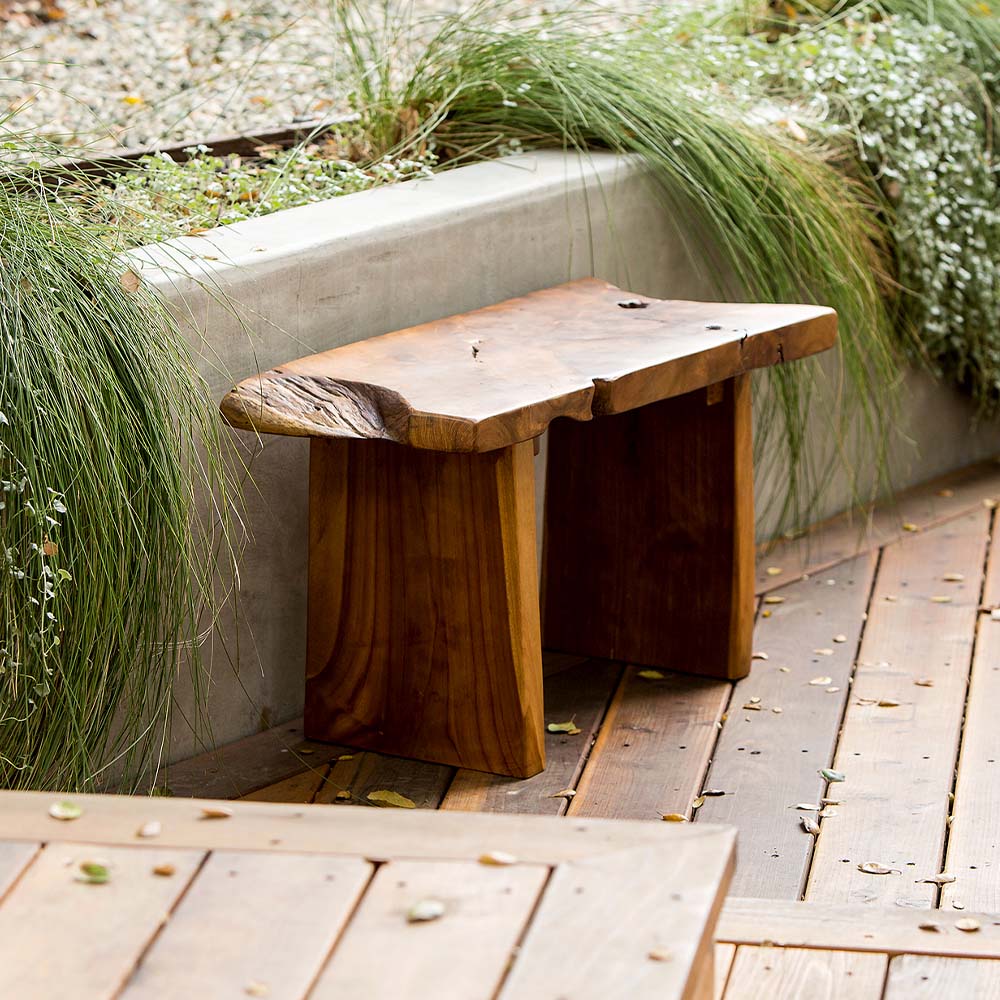Teak Small Garden Bench By Garden Age Supply - Image 2