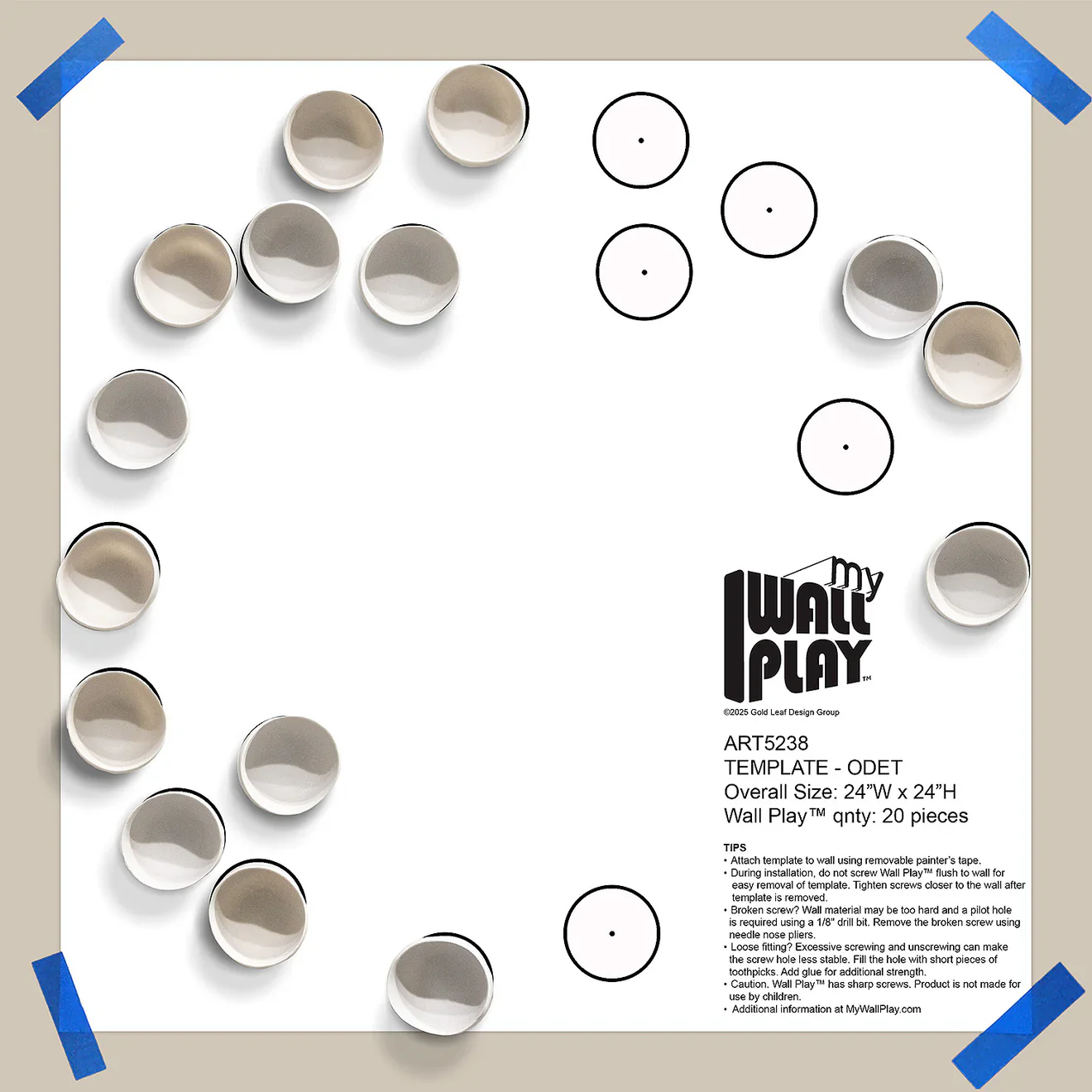 Template Kit - ODET Seed, ~24"x24" By Gold Leaf - Image 5