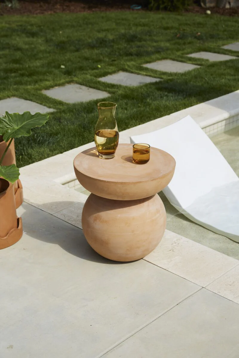 Thera Stool 18"x 18" By Accent Decor