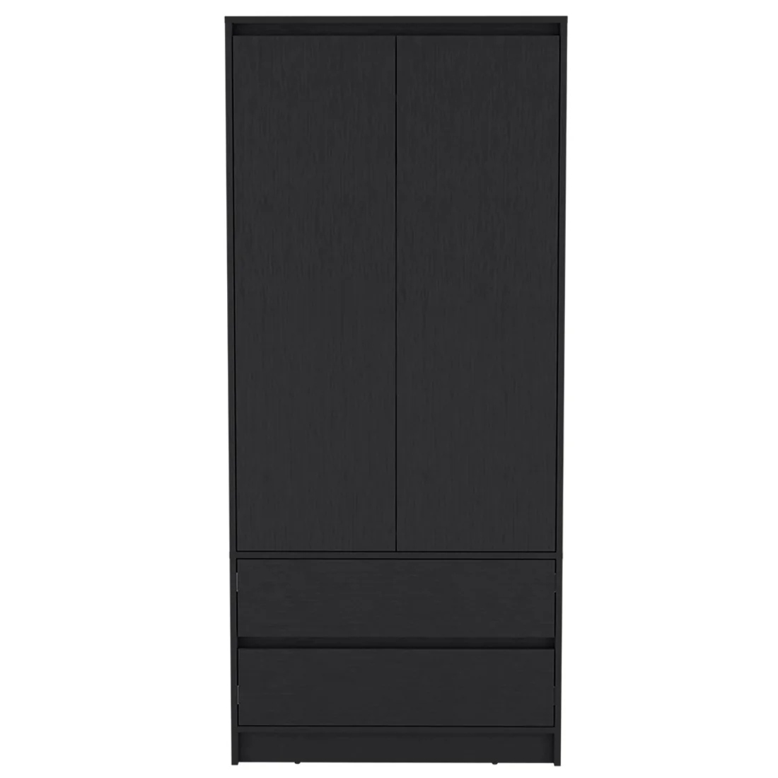 Three Piece Black Bedroom Set By Homeroots