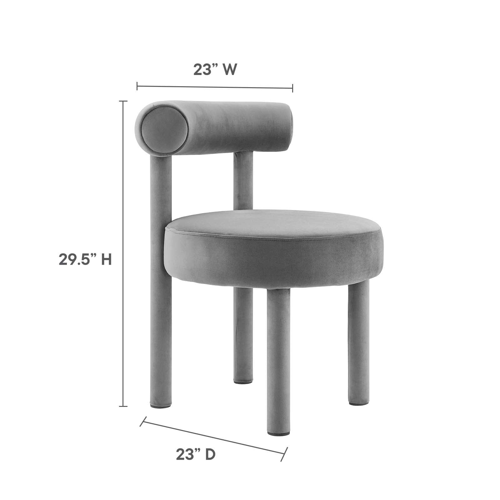 Toulouse Performance Velvet Dining Chair By Modway - EEI-6388 - Image 16