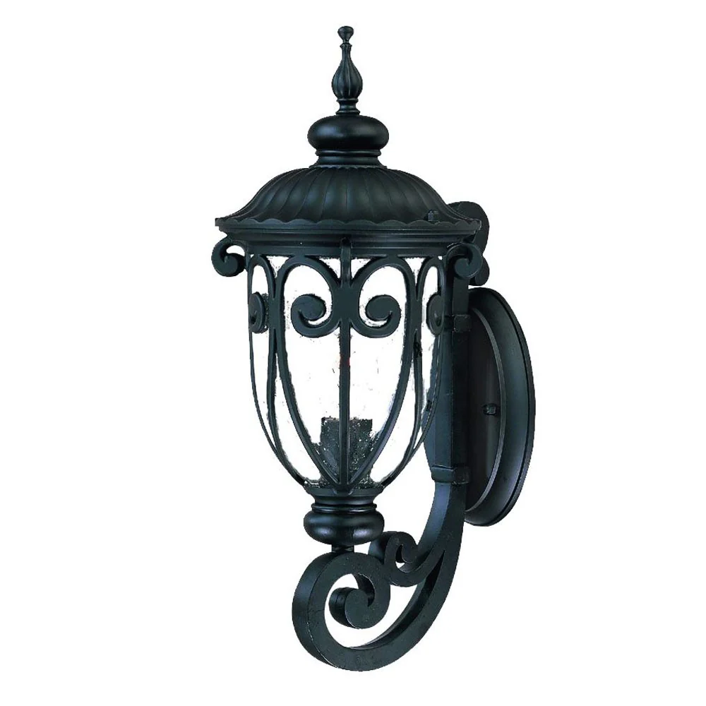 Traditional Matte Black Wall Sconce By Homeroots