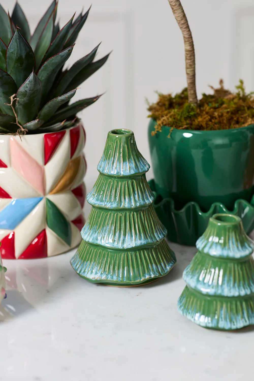 Tree Frost Candleholder Set of 4 By Accent Decor - Image 9