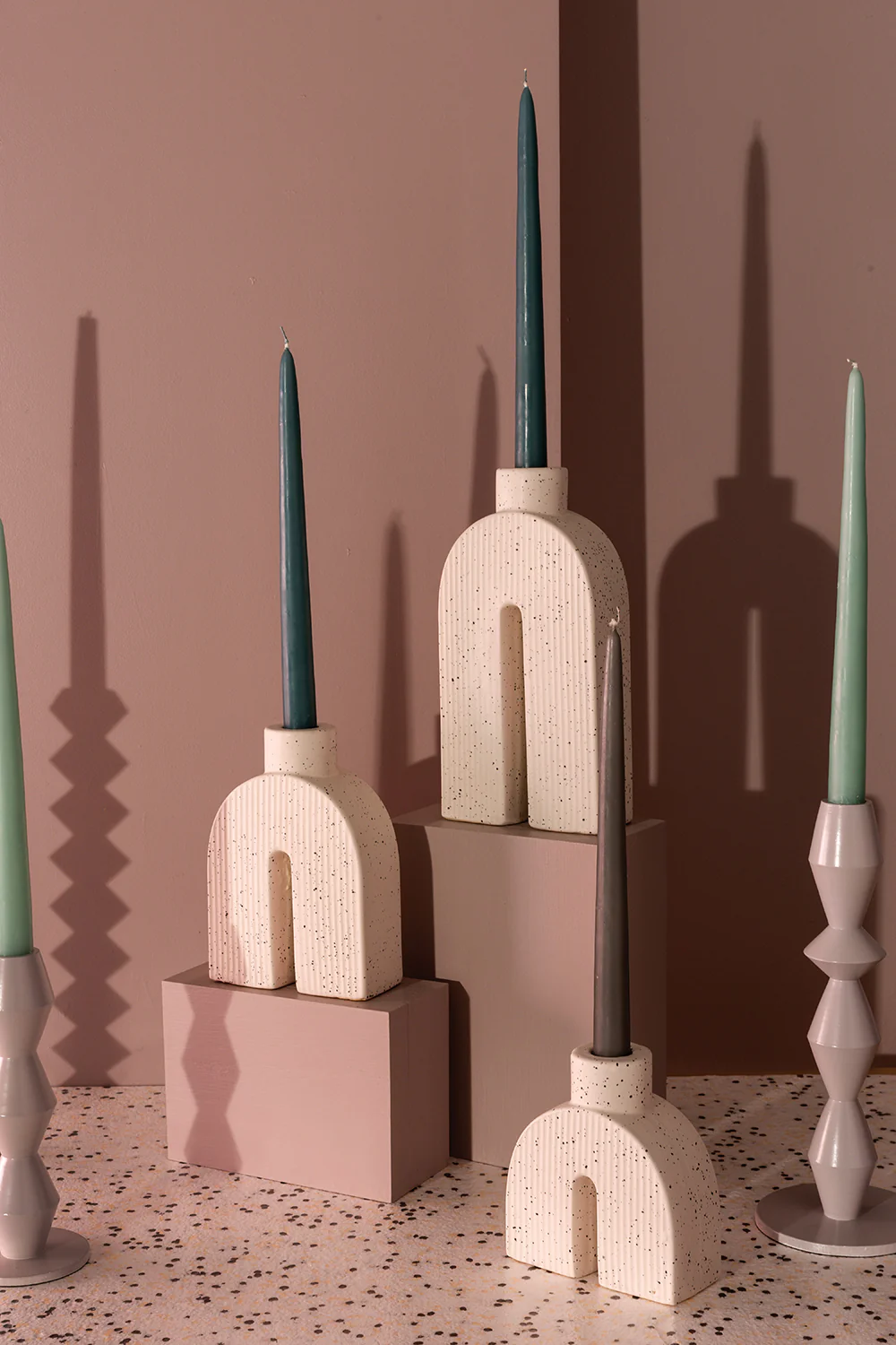 Trefoil Candleholder Set of 4 By Accent Decor - Image 3