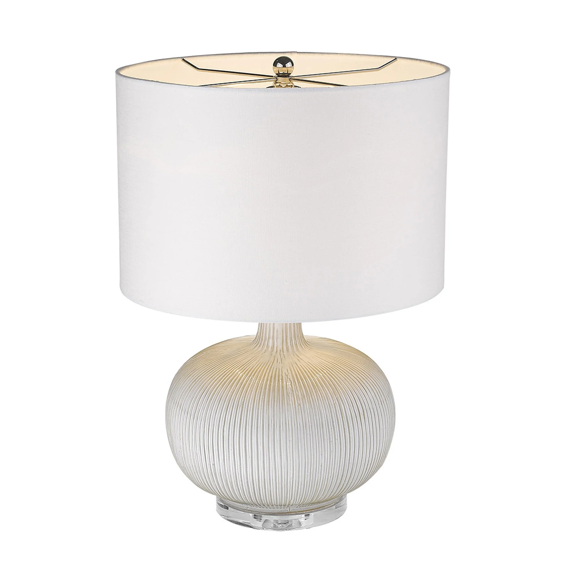 Trend Home 1-Light Polished Nickel Table Lamp By Homeroots - 399160
