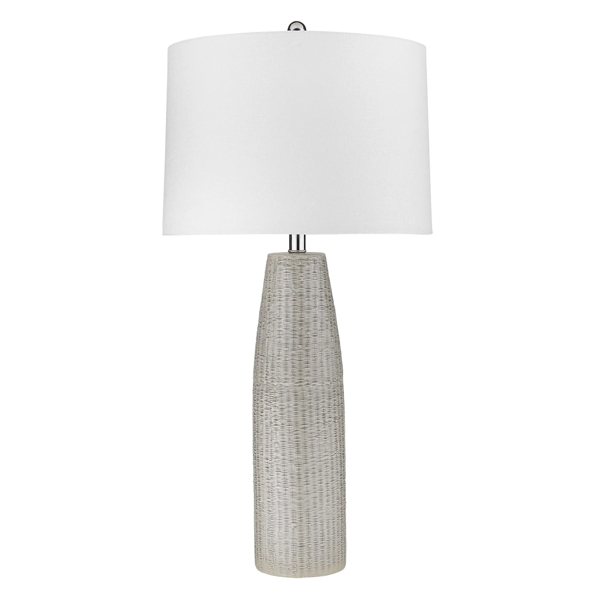 Trend Home 1-Light Polished Nickel Table Lamp By Homeroots - 399161