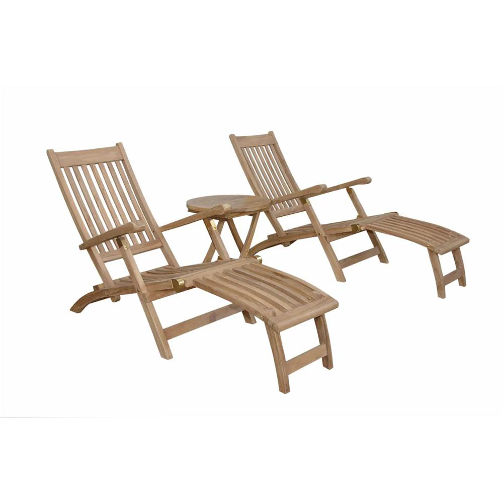 Tropicana Montage 3-Pieces Steamer Set By Anderson Teak