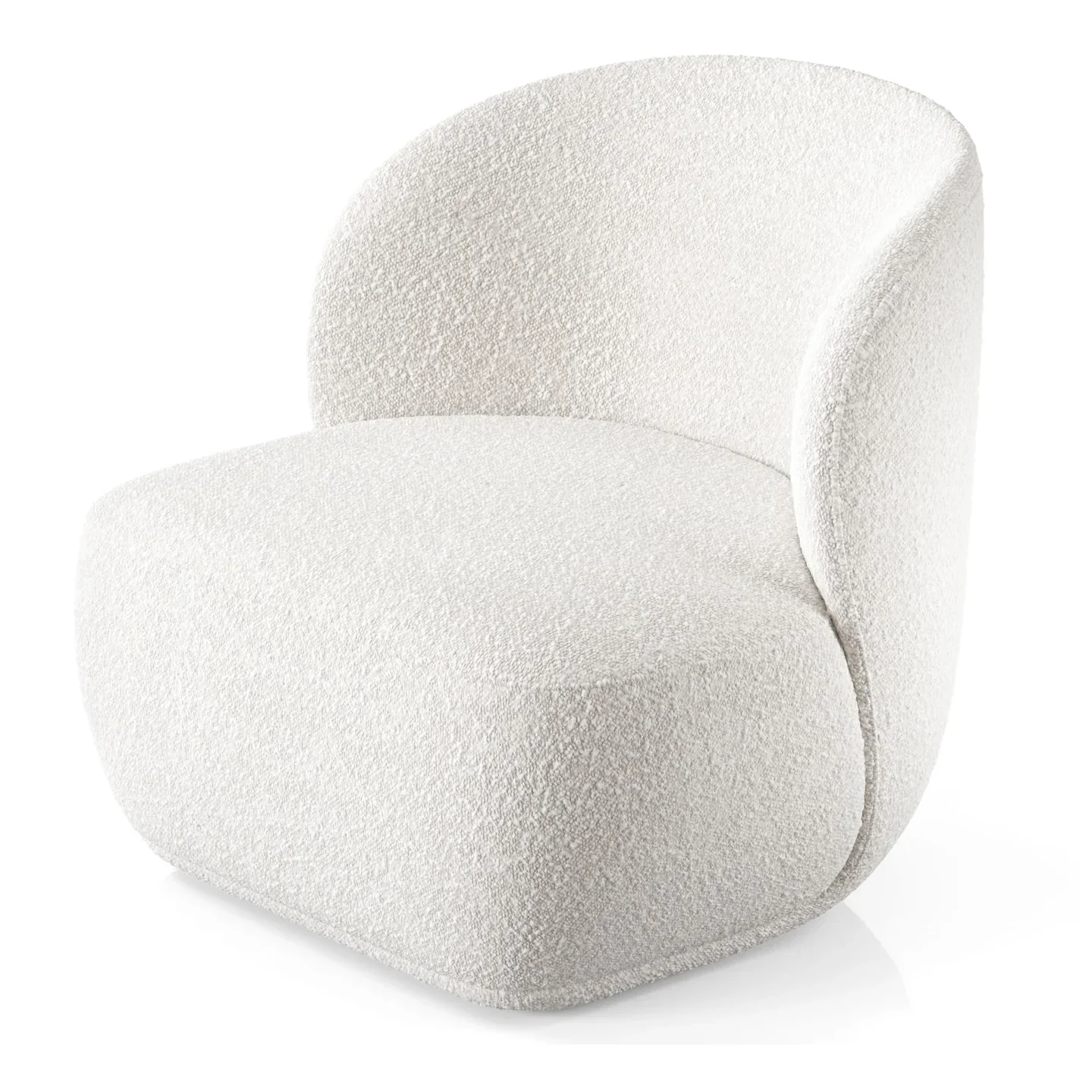 Tuva Lounge Chair, White By World Modern Design - Image 2
