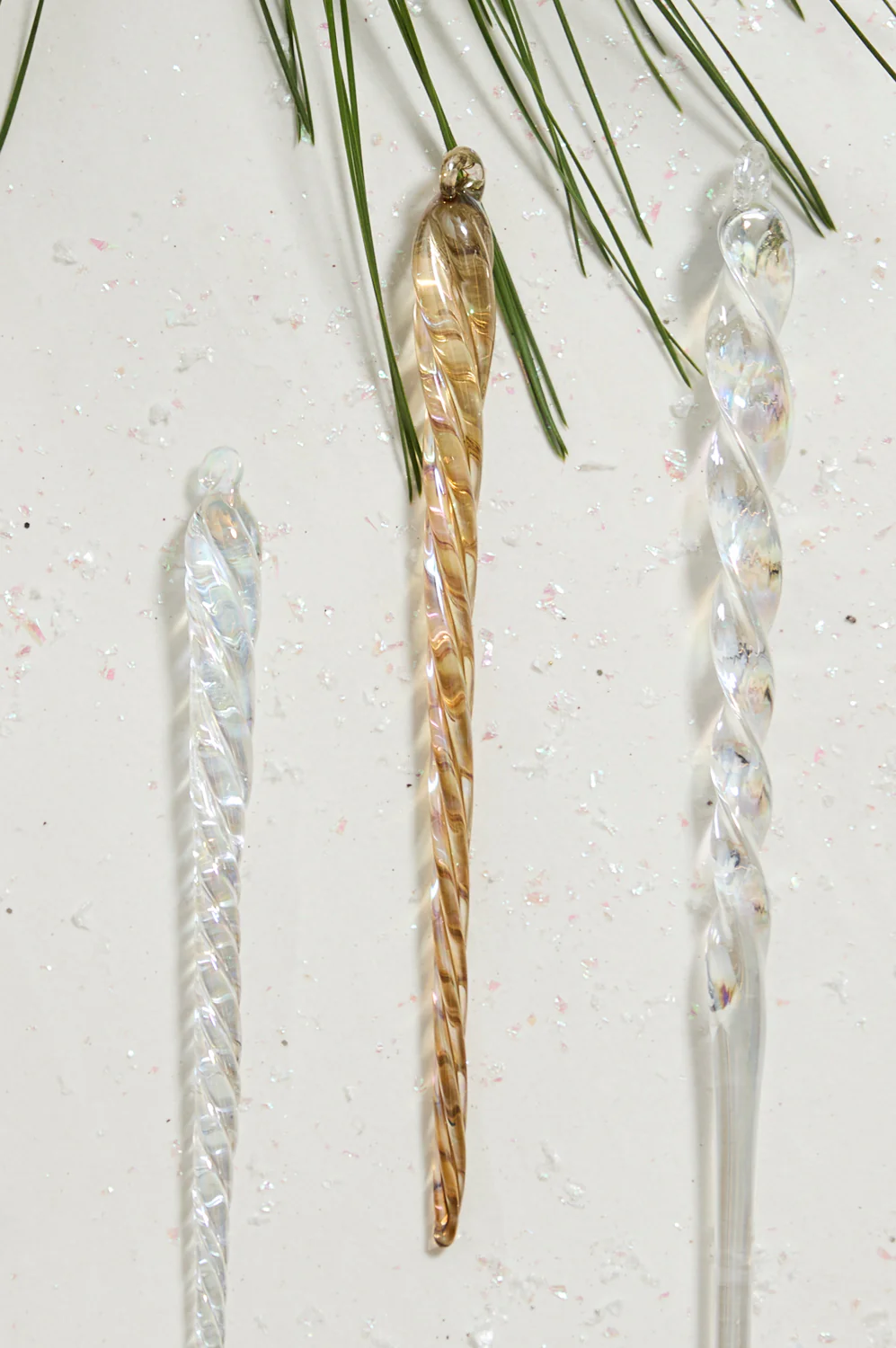 Twist Icicle Ornament Set of 8 By Accent Decor - Image 9