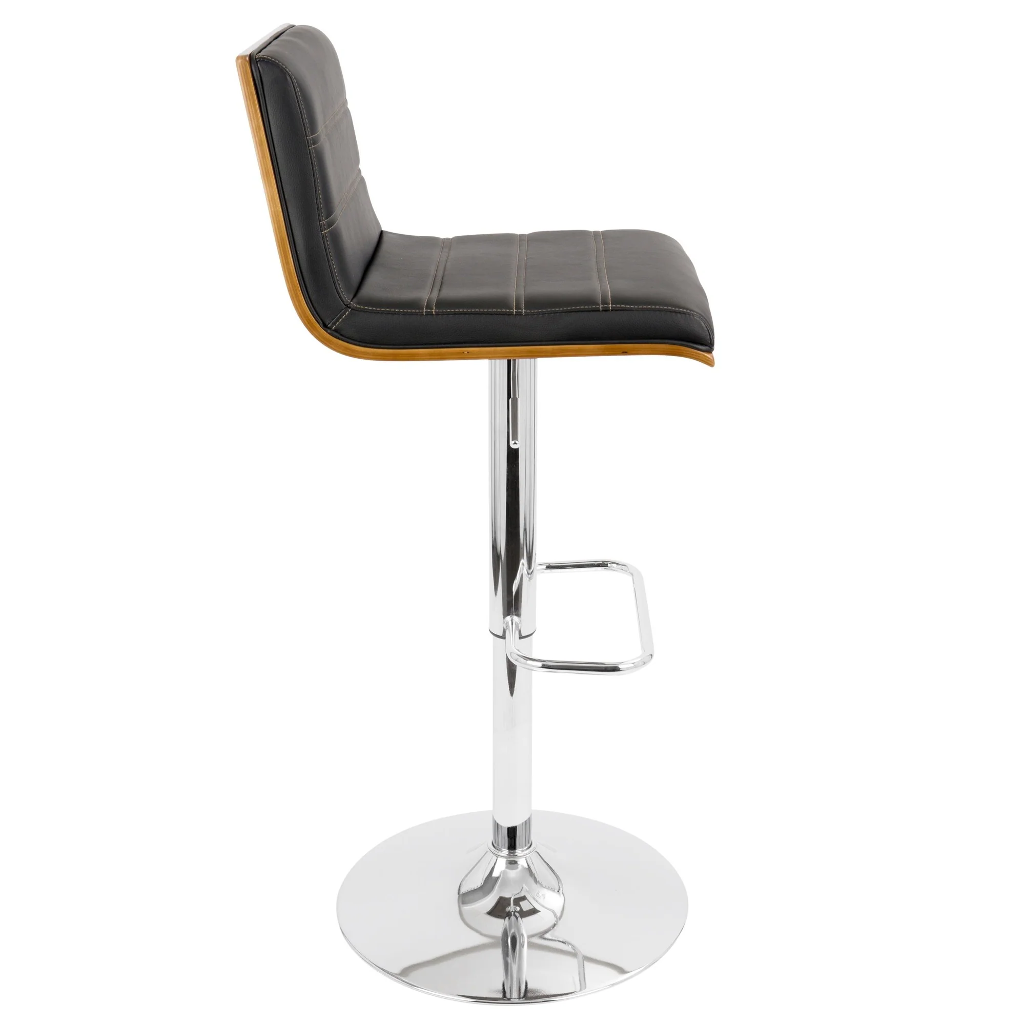 Valencia Adjustable Barstool - Set of 2 Black By LumiSource - Image 14