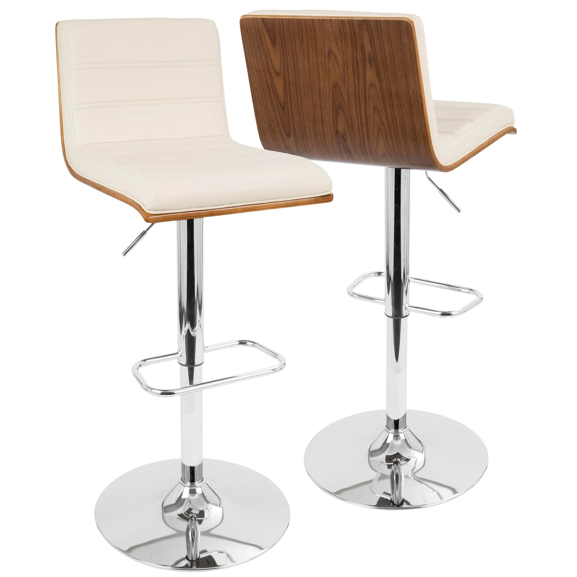 Valencia Adjustable Barstool - Set of 2 Black By LumiSource - Image 21