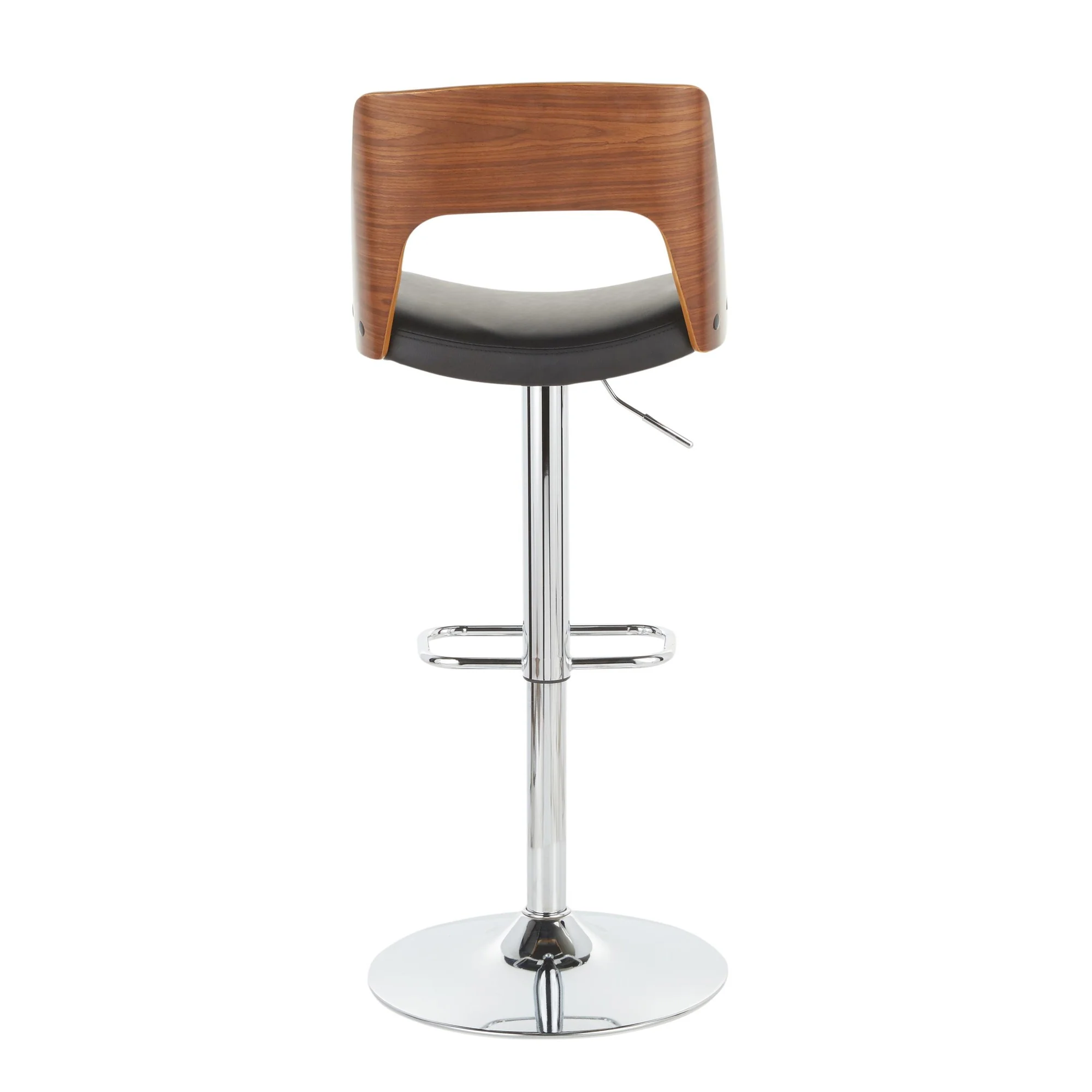 Valencia Adjustable Barstool - Set of 2 Black By LumiSource - Image 7