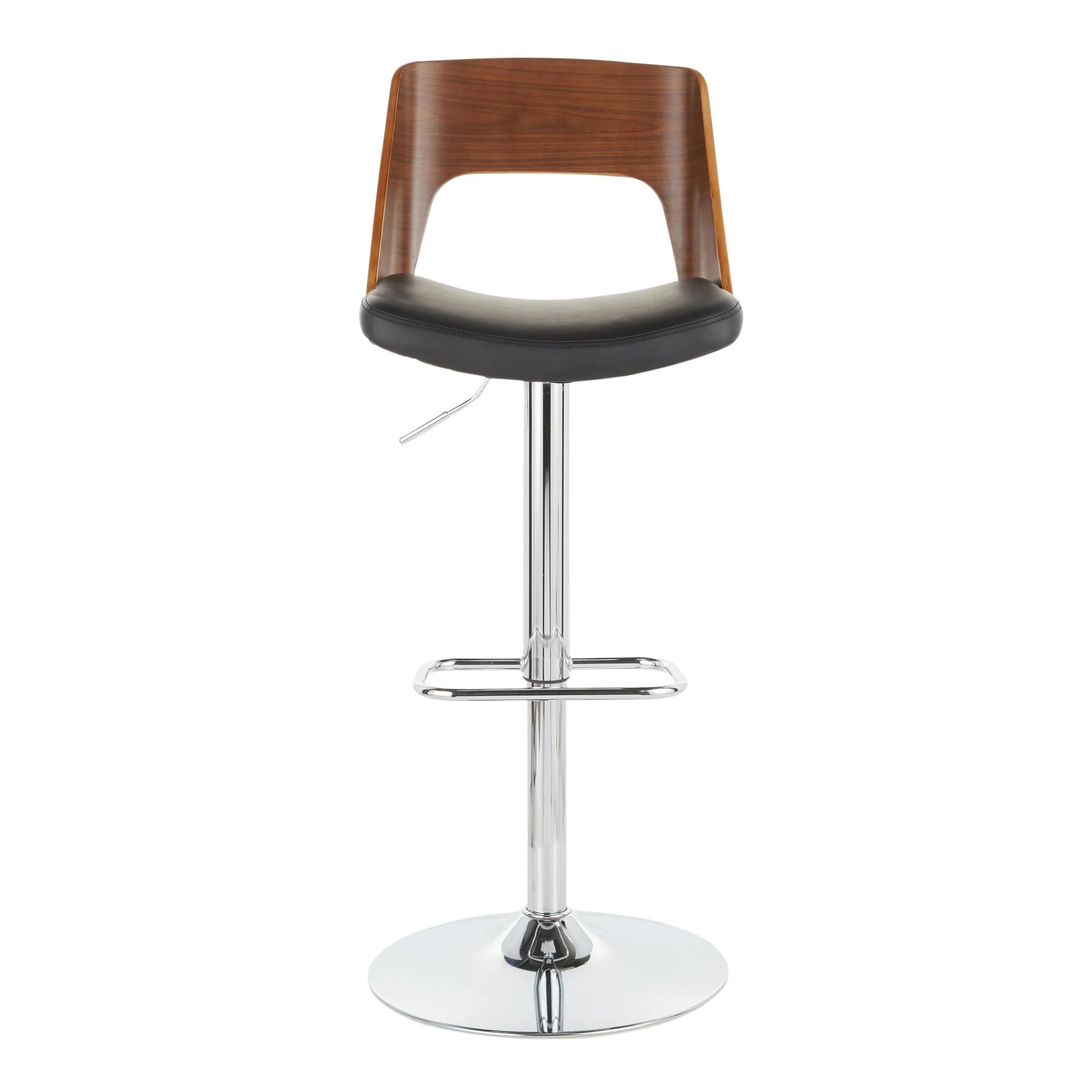 Valencia Adjustable Barstool - Set of 2 Black By LumiSource - Image 8
