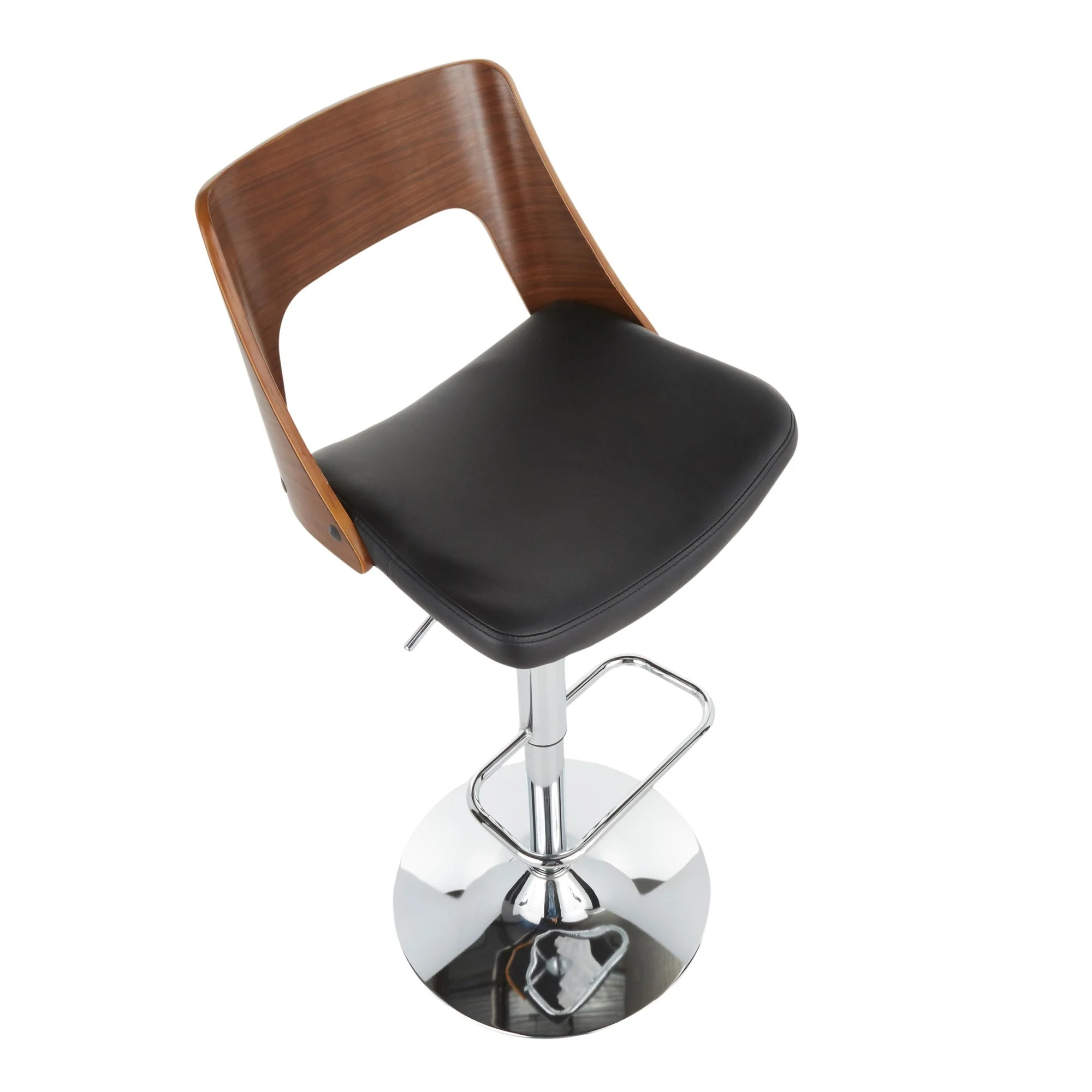 Valencia Adjustable Barstool - Set of 2 Black By LumiSource - Image 9