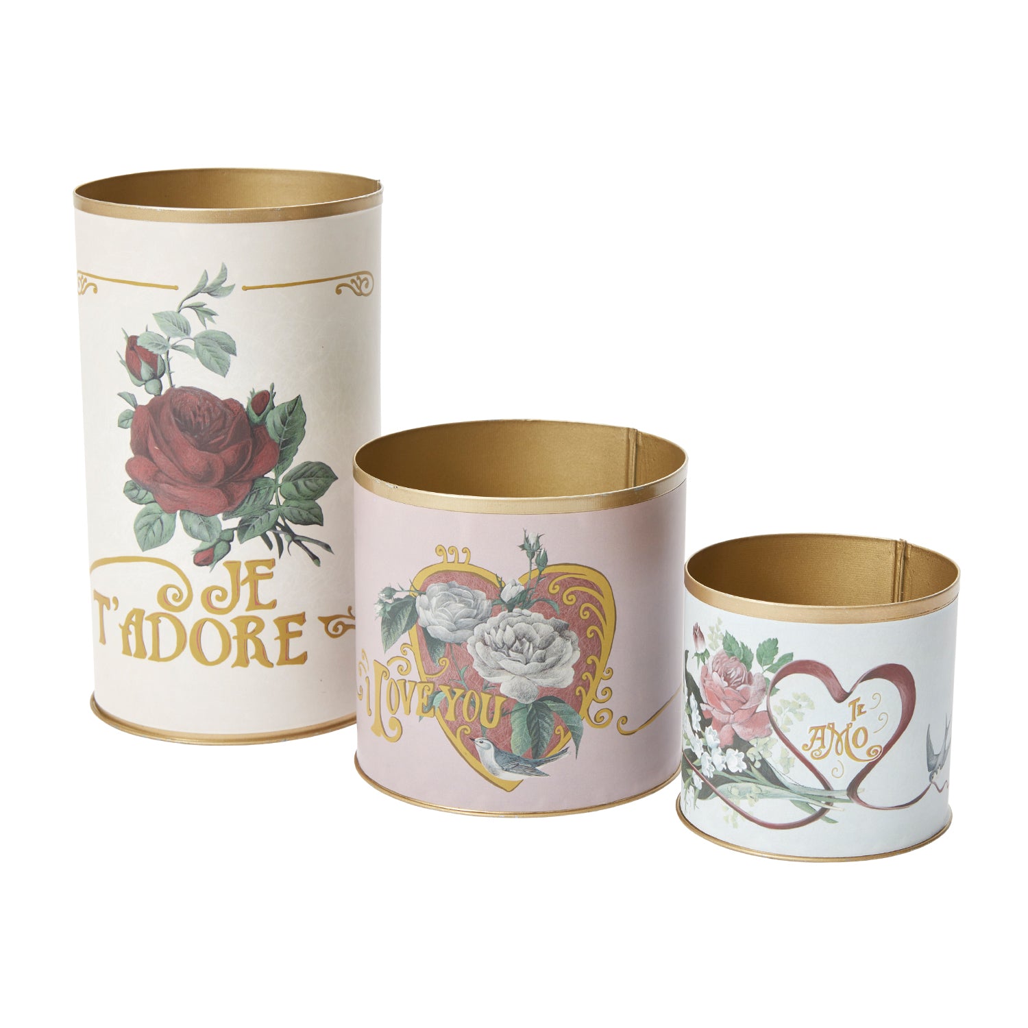 Victorian Love Pot Set of 8 By Accent Decor - Image 4