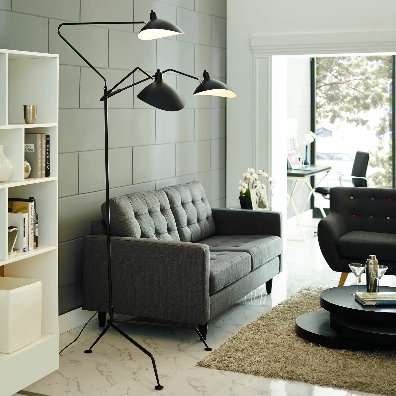 View Stainless Steel Floor Lamp By Modway - EEI-1593