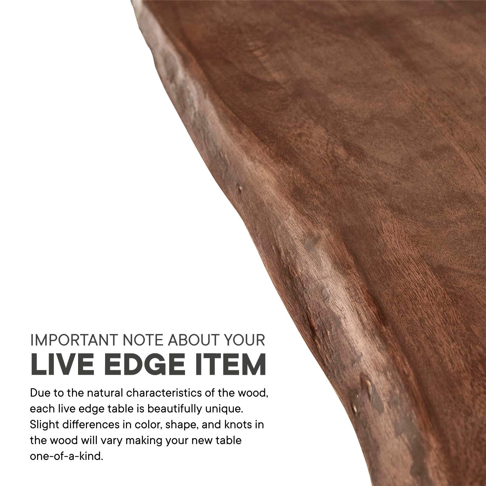 Viggo 74" Live Edge Acacia Wood Dining Table By Modway - EEI-6069 - Image 4