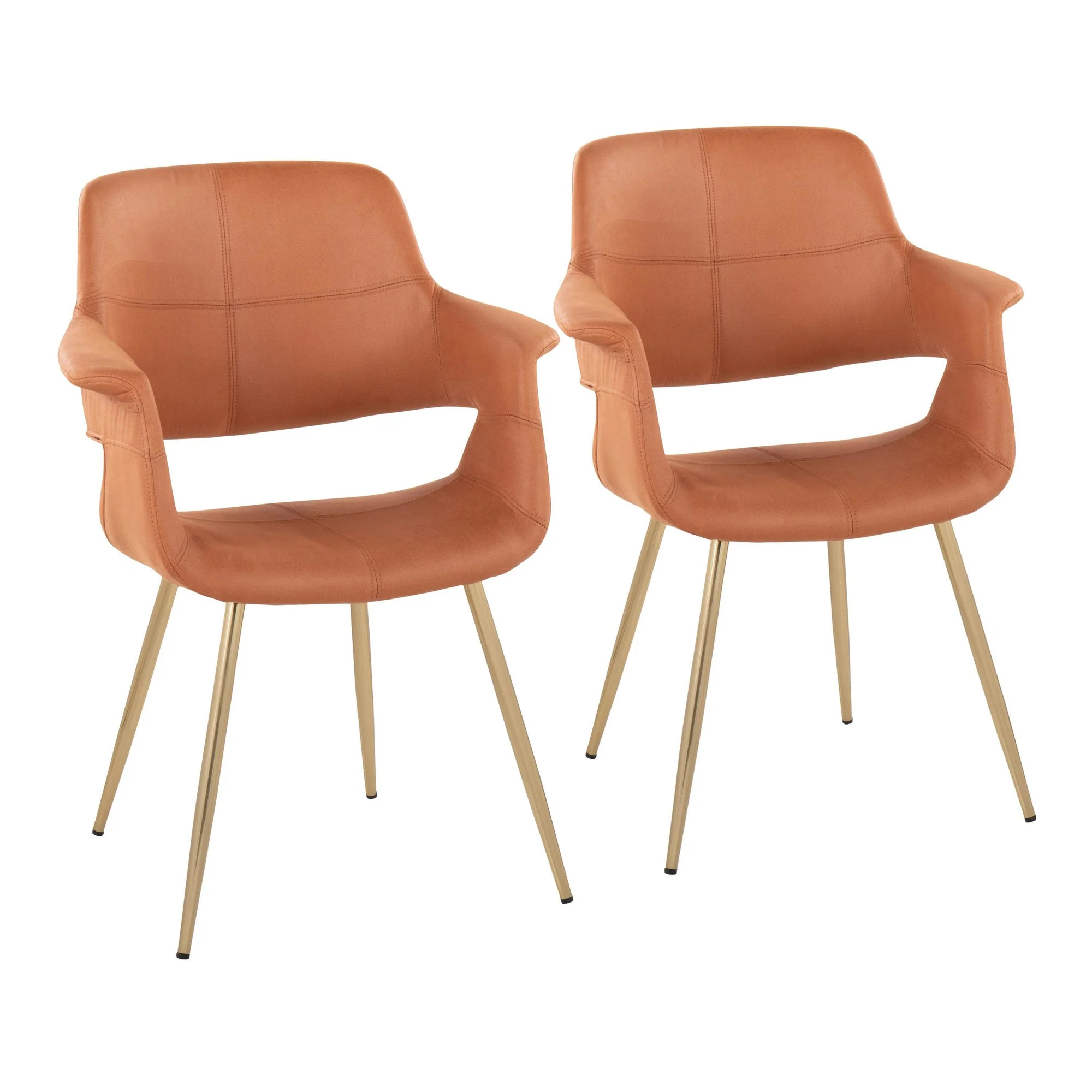 Vintage Flair Chair - Set of 2 Black By LumiSource - CH-VFLPU-MTPR1 AUBK2 - Image 9