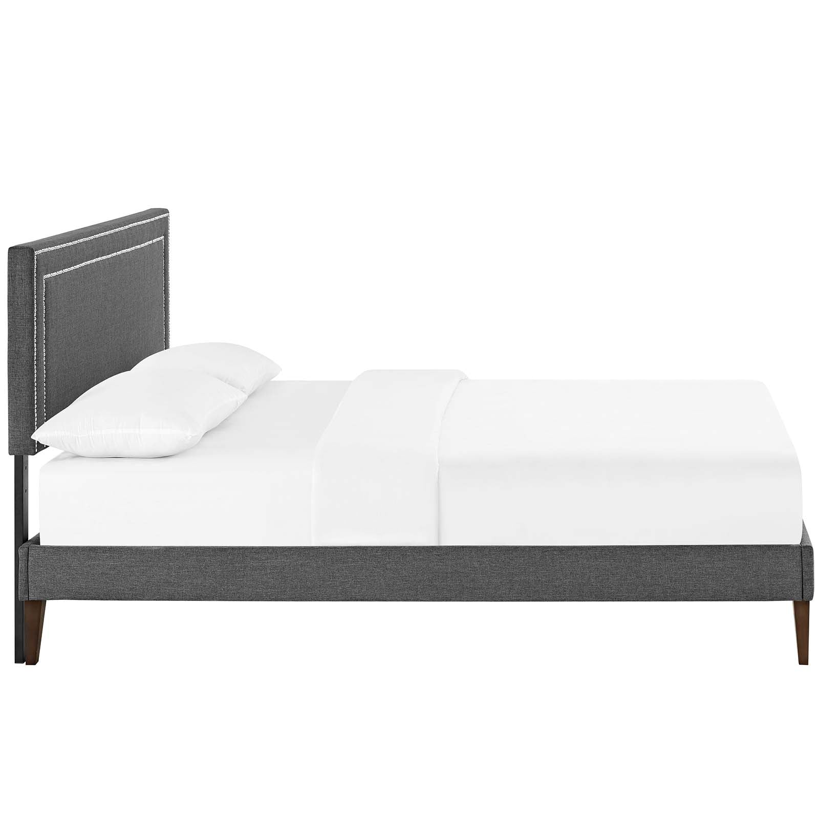 Virginia Full Fabric Platform Bed with Squared Tapered Legs By Modway - MOD-5921 - Image 4