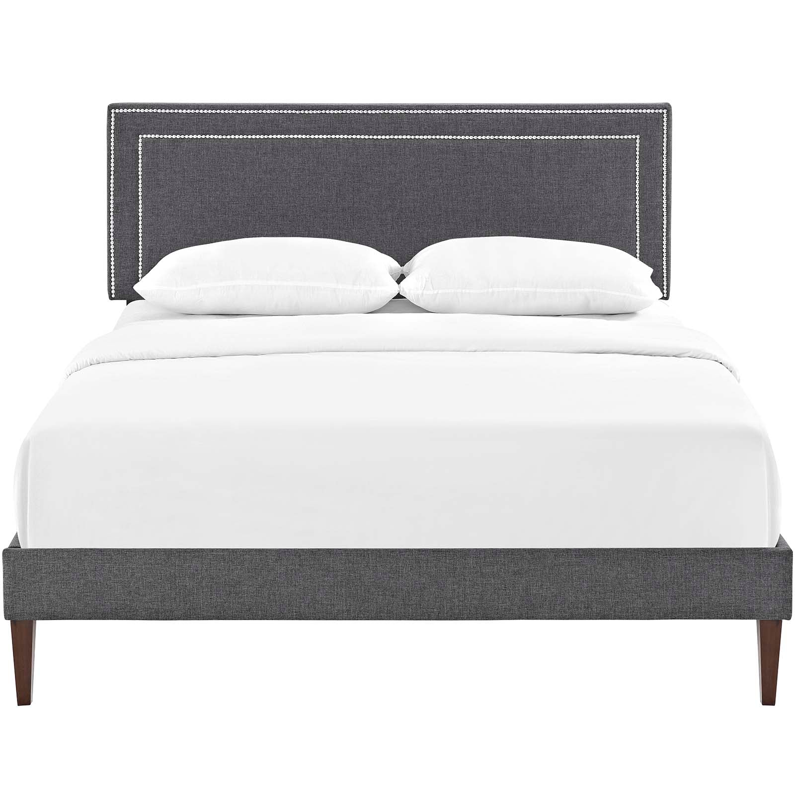 Virginia Full Fabric Platform Bed with Squared Tapered Legs By Modway - MOD-5921 - Image 5