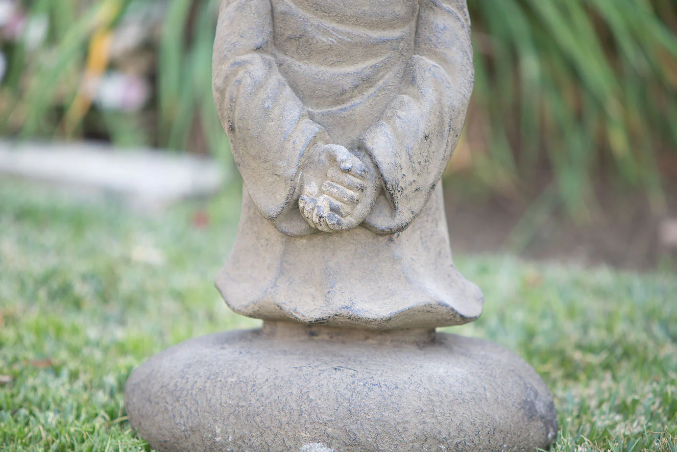 Walking Shaolin Monk Set of 2 By Garden Age Supply - Image 2