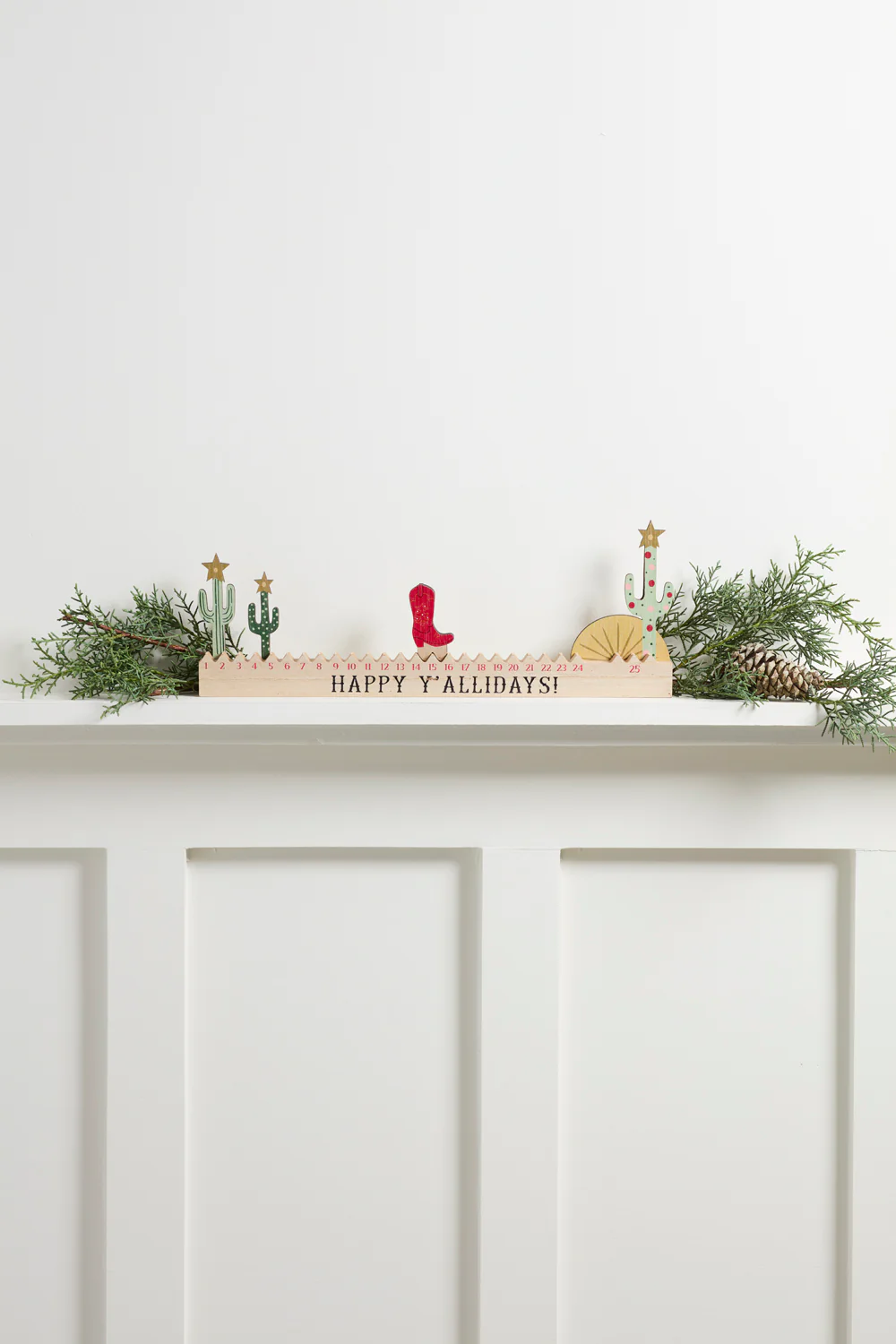 Western Winter Advent Calendar Set of 8 By Accent Decor - Image 3