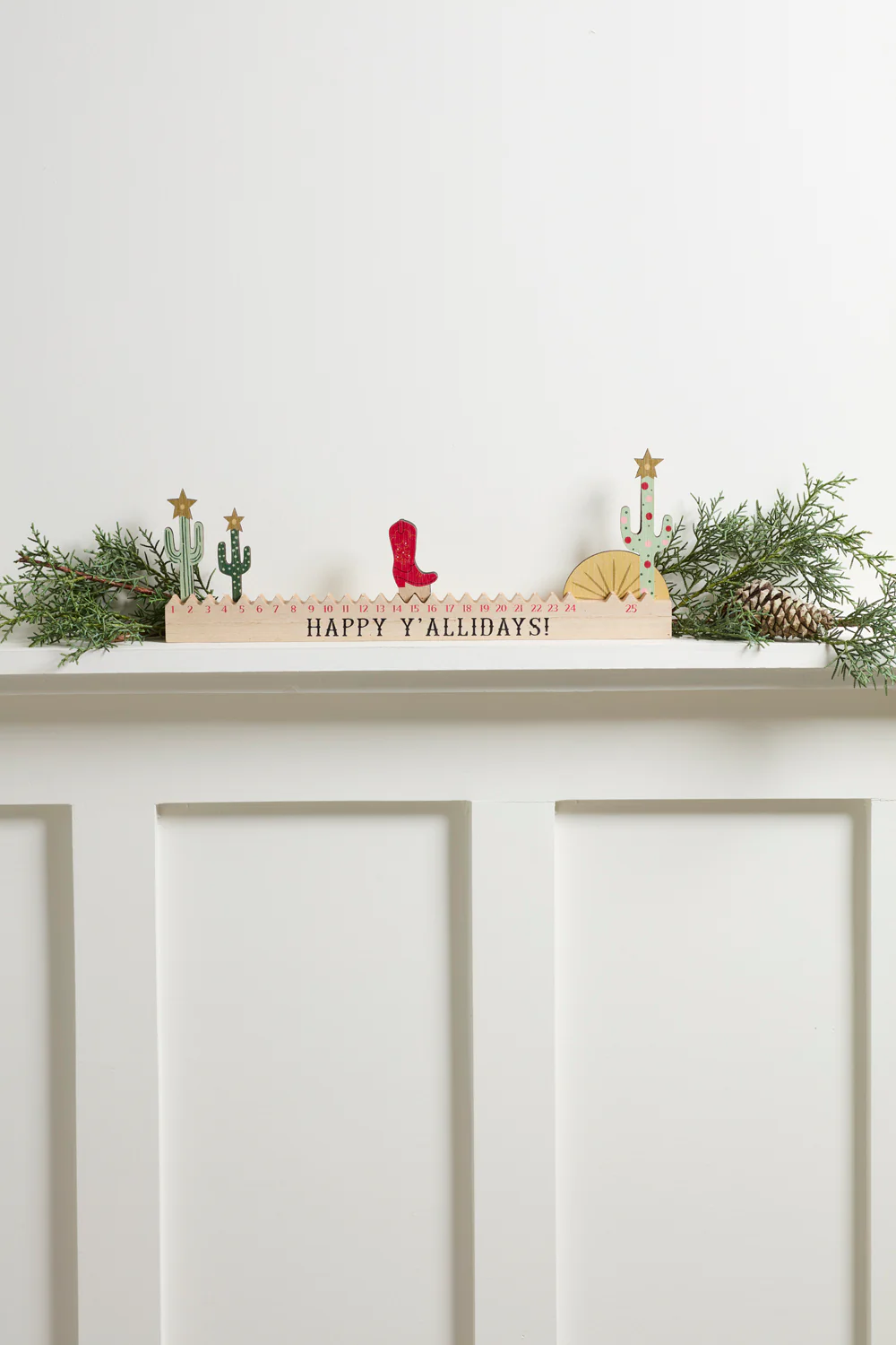 Western Winter Advent Calendar Set of 8 By Accent Decor - Image 7