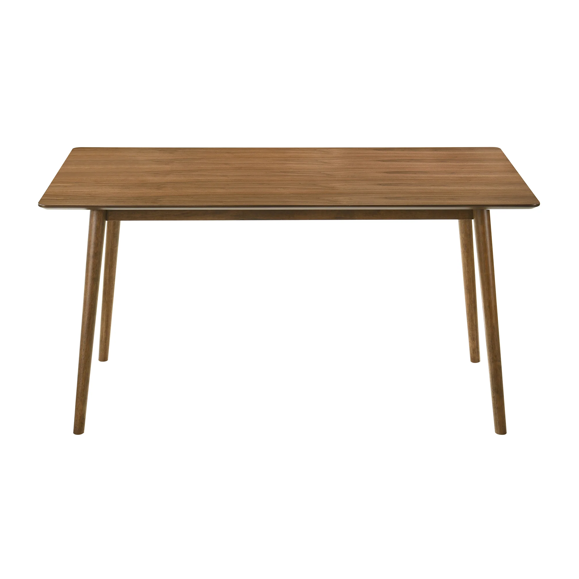 Westmont Santana 5 Piece Walnut Wood Dining Table Set with Blue Fabric By Armen Living - Image 17