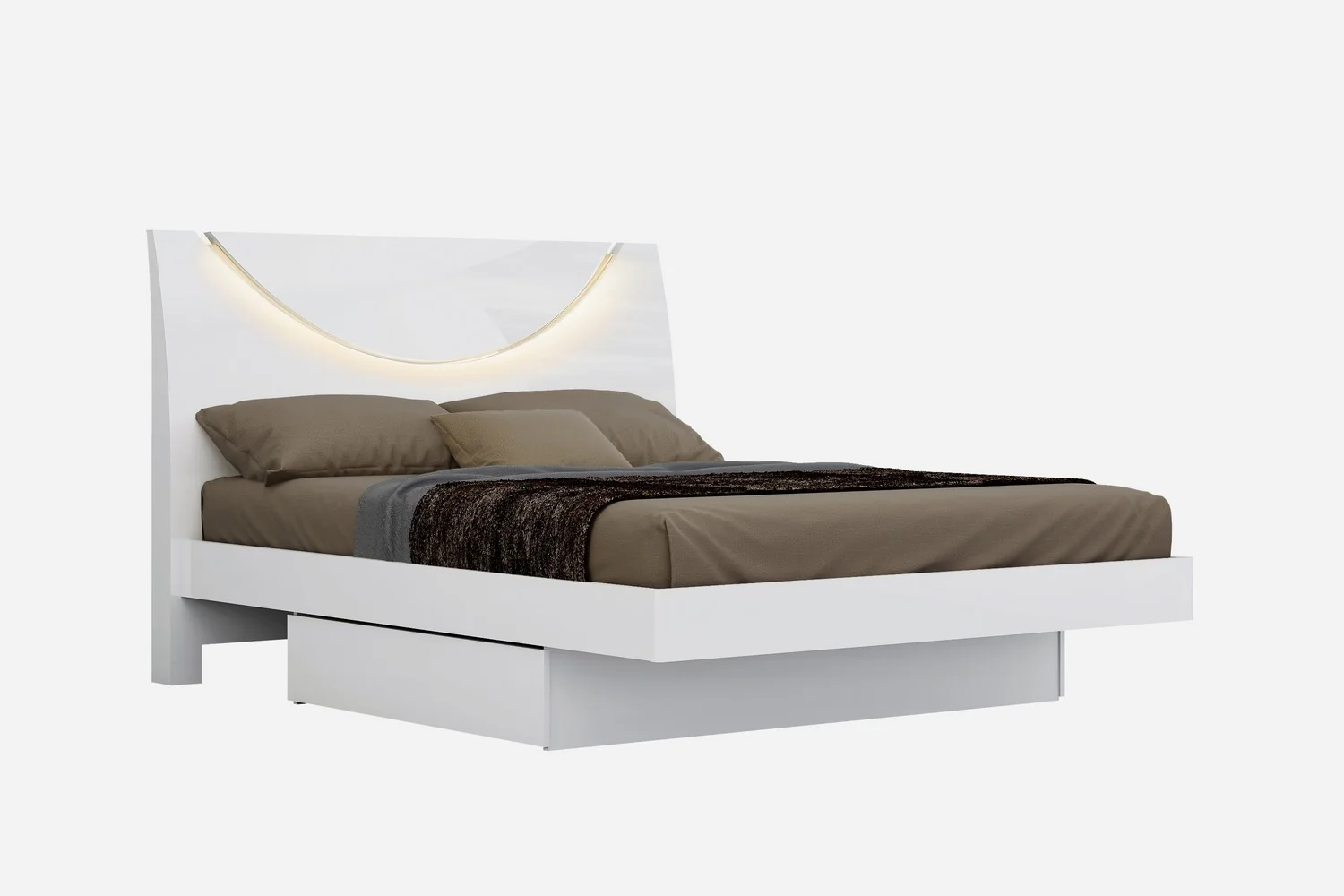 White California King Bed By Homeroots