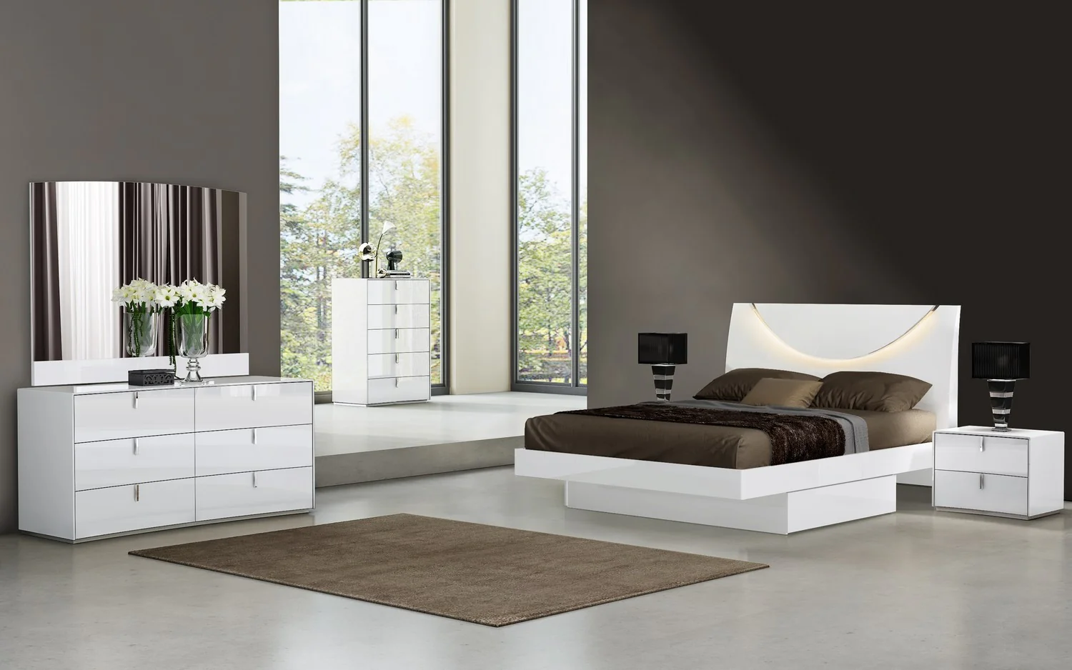 White Dresser By Homeroots - Image 4
