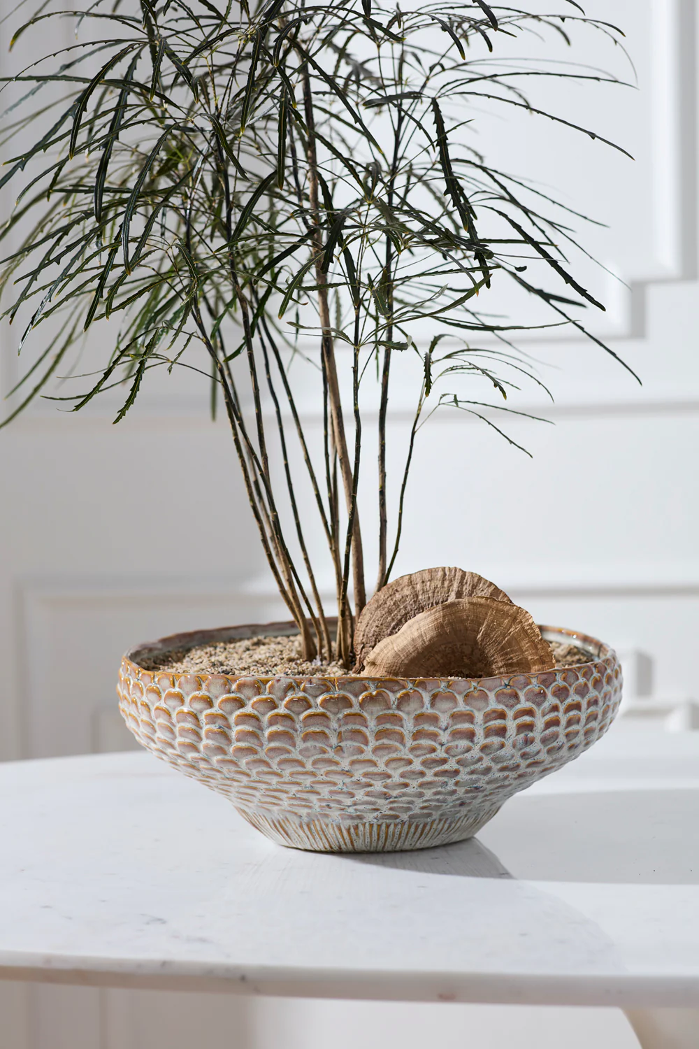 White Oak Bowl By Accent Decor - Image 4