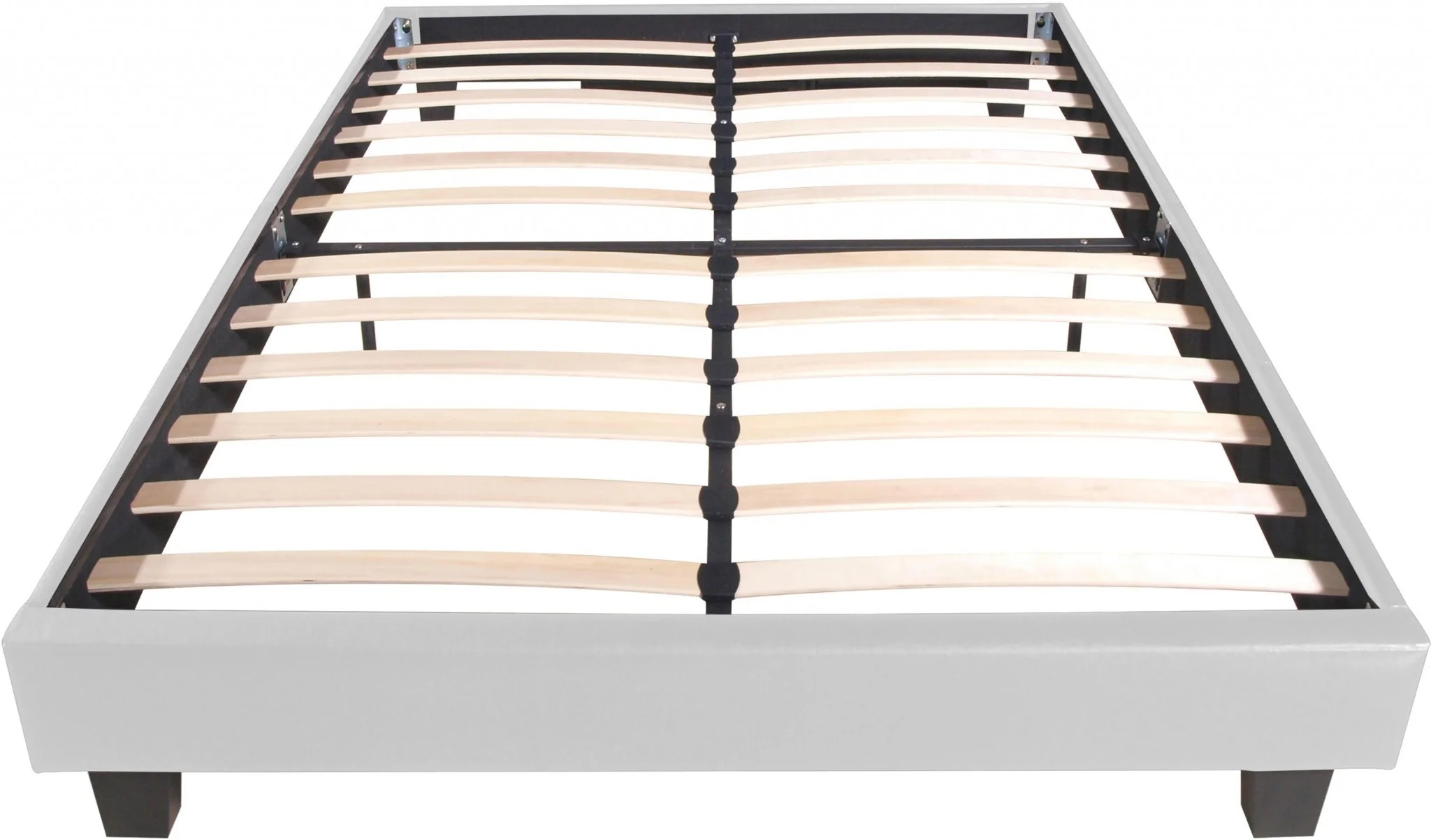 White Platform King Bed By Homeroots - 397008 - Image 4