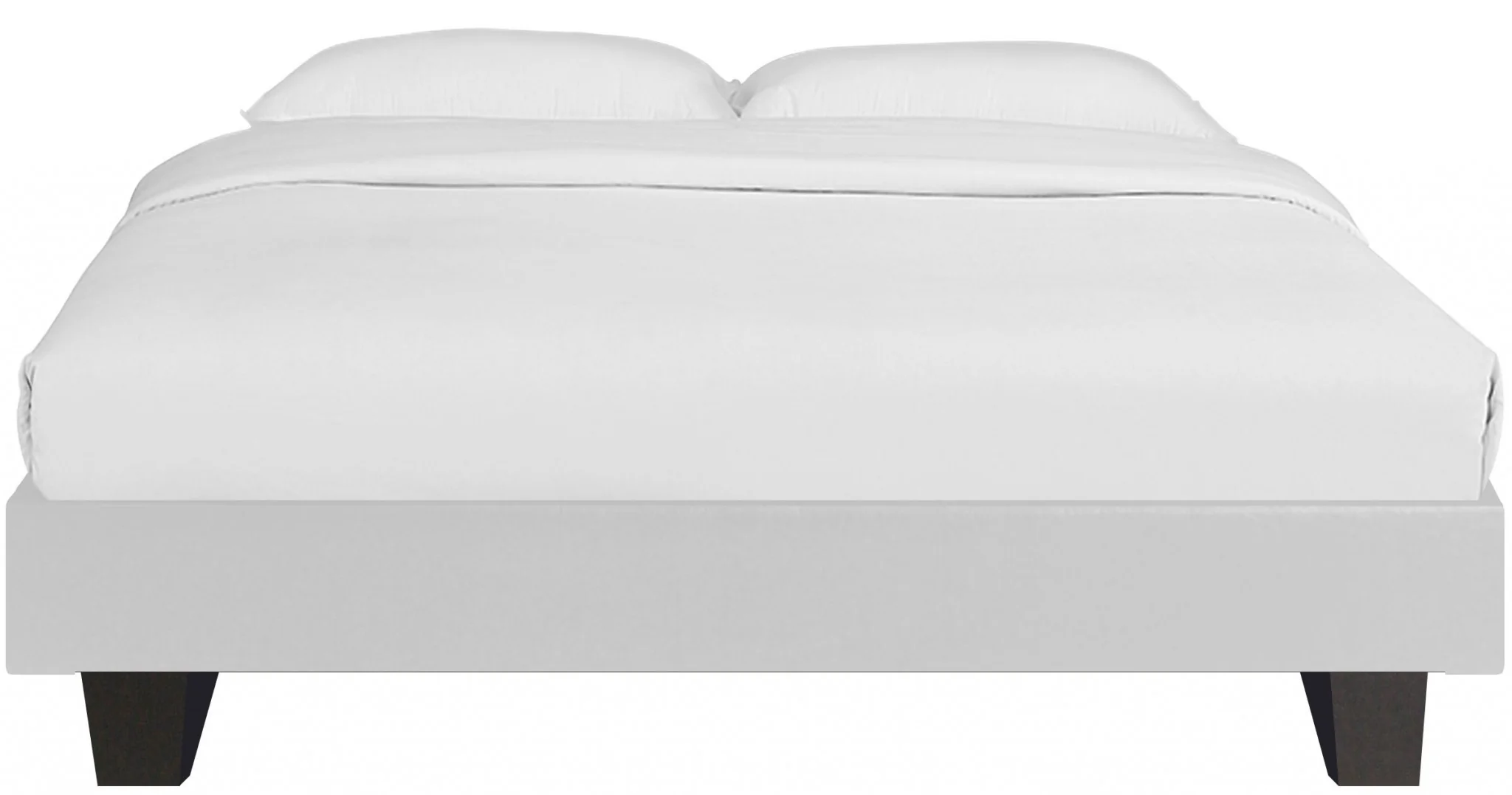 White Platform Queen Bed With Two Nightstands By Homeroots - 397011 - Image 5