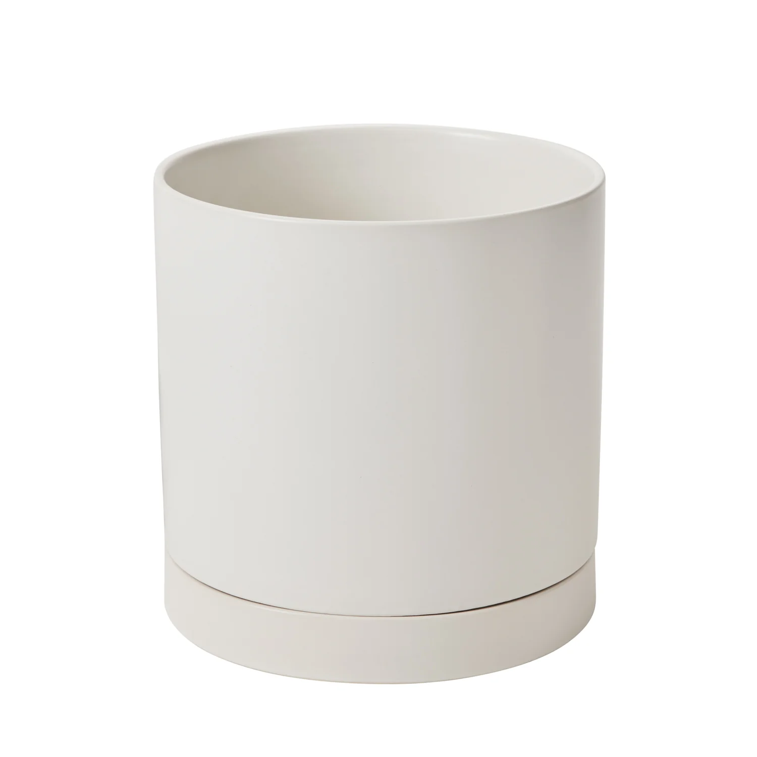 White Romey Pot By Accent Decor - Image 2