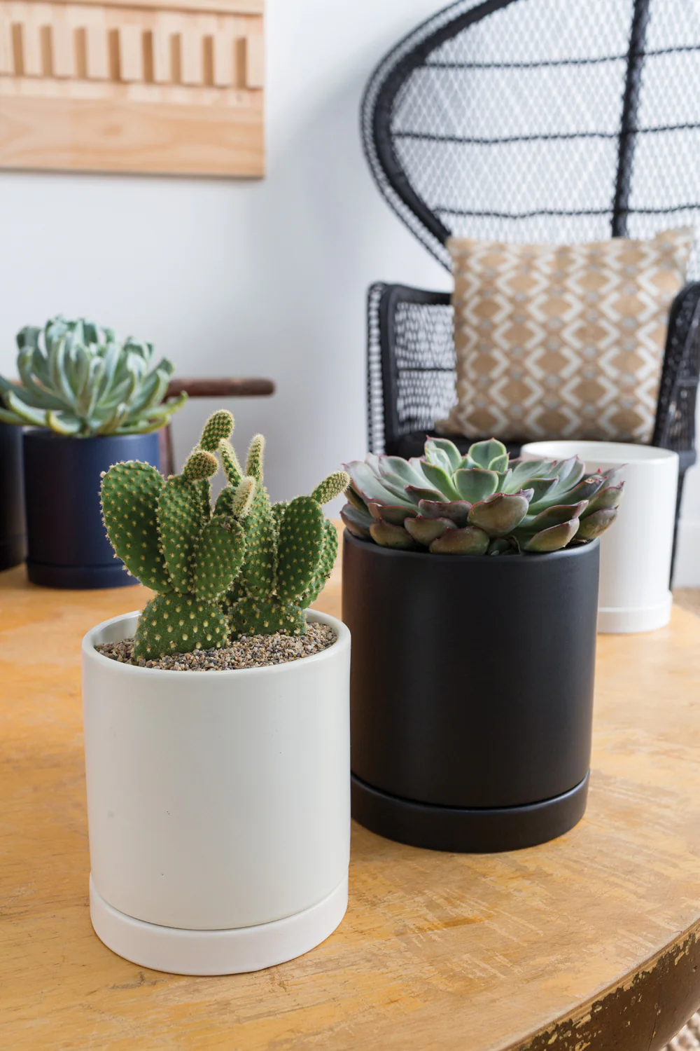 White Romey Pot By Accent Decor - Image 9