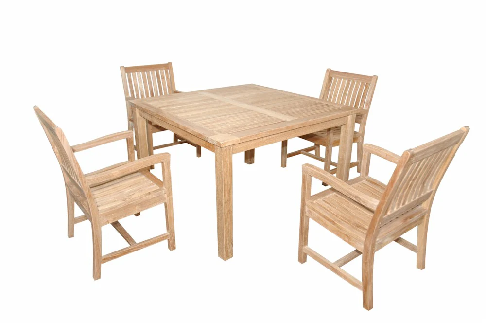 Windsor Rialto Armchair 5-Pieces Dining Set By Anderson Teak