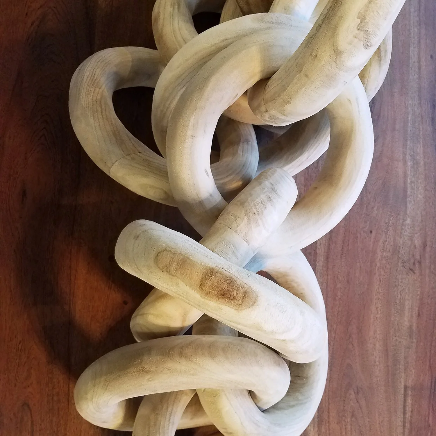 Wood Chain, 2 Link, Set of 2 By Gold Leaf - Image 3