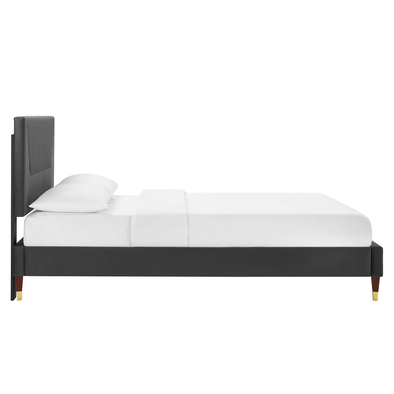 Yasmine Channel Tufted Performance Velvet Full Platform Bed By Modway - MOD-6996 - Image 3